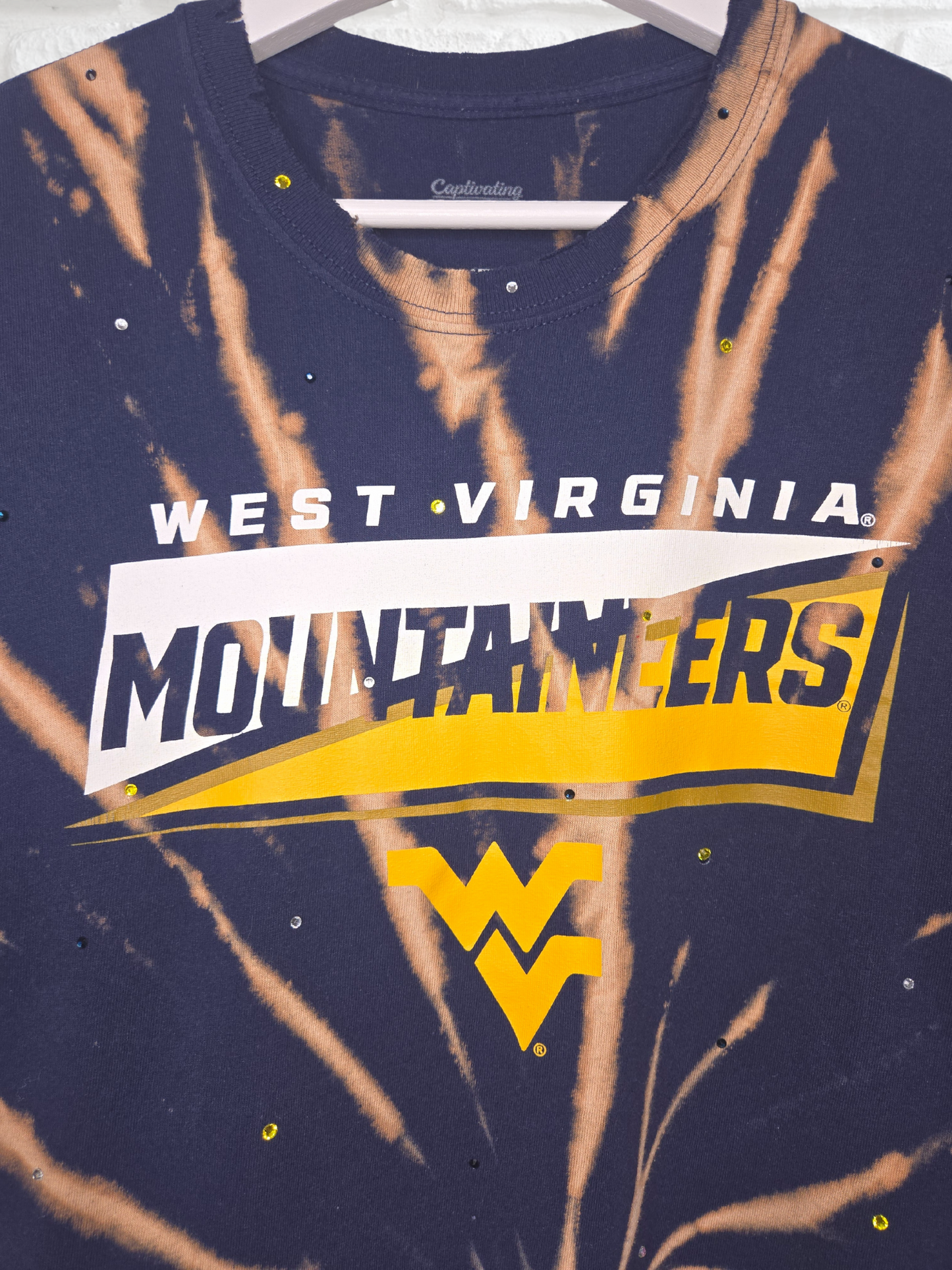 West Virginia Mountaineers Crop Tee