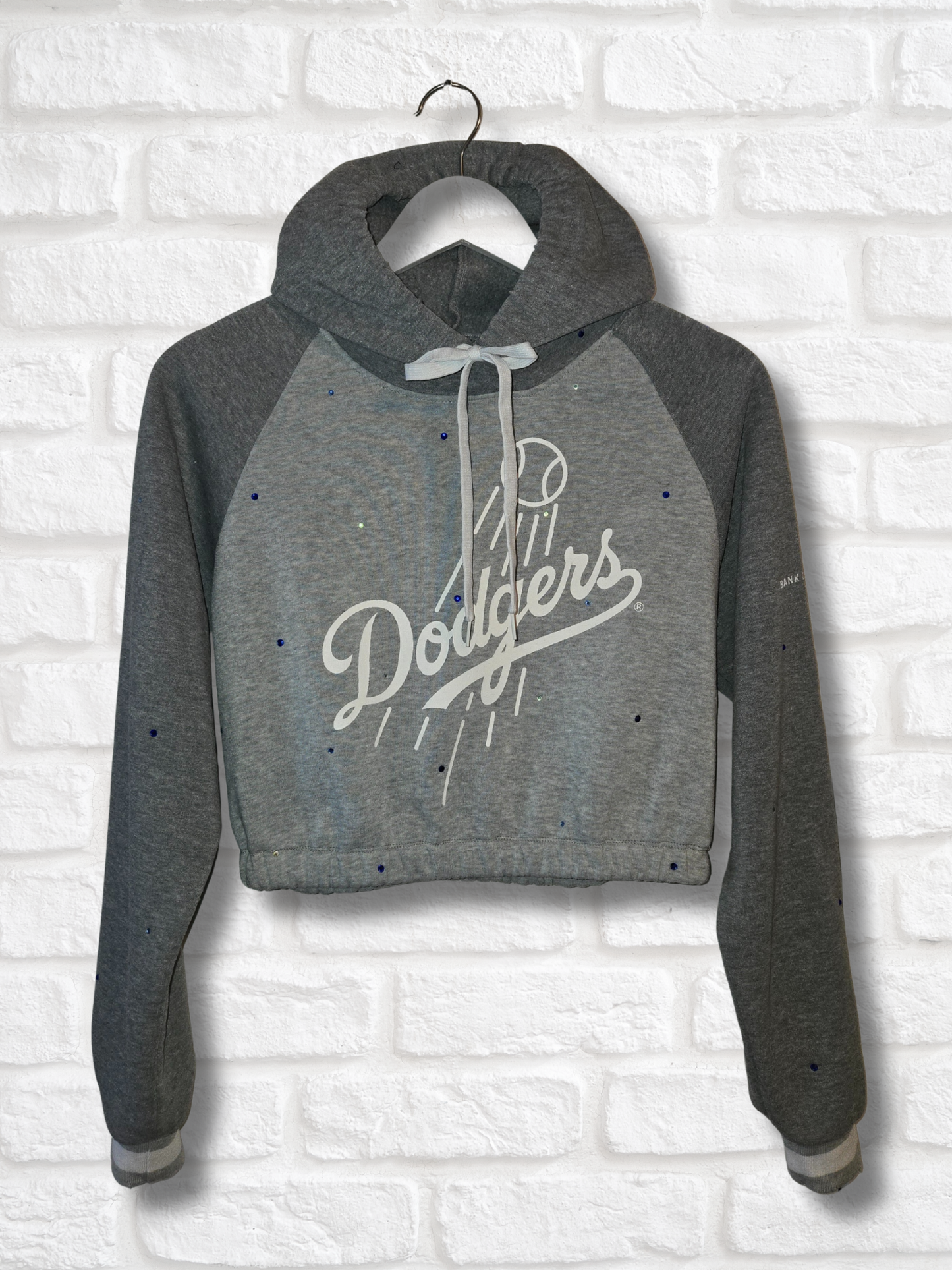 Los Angeles Dodgers Crop Hoodie