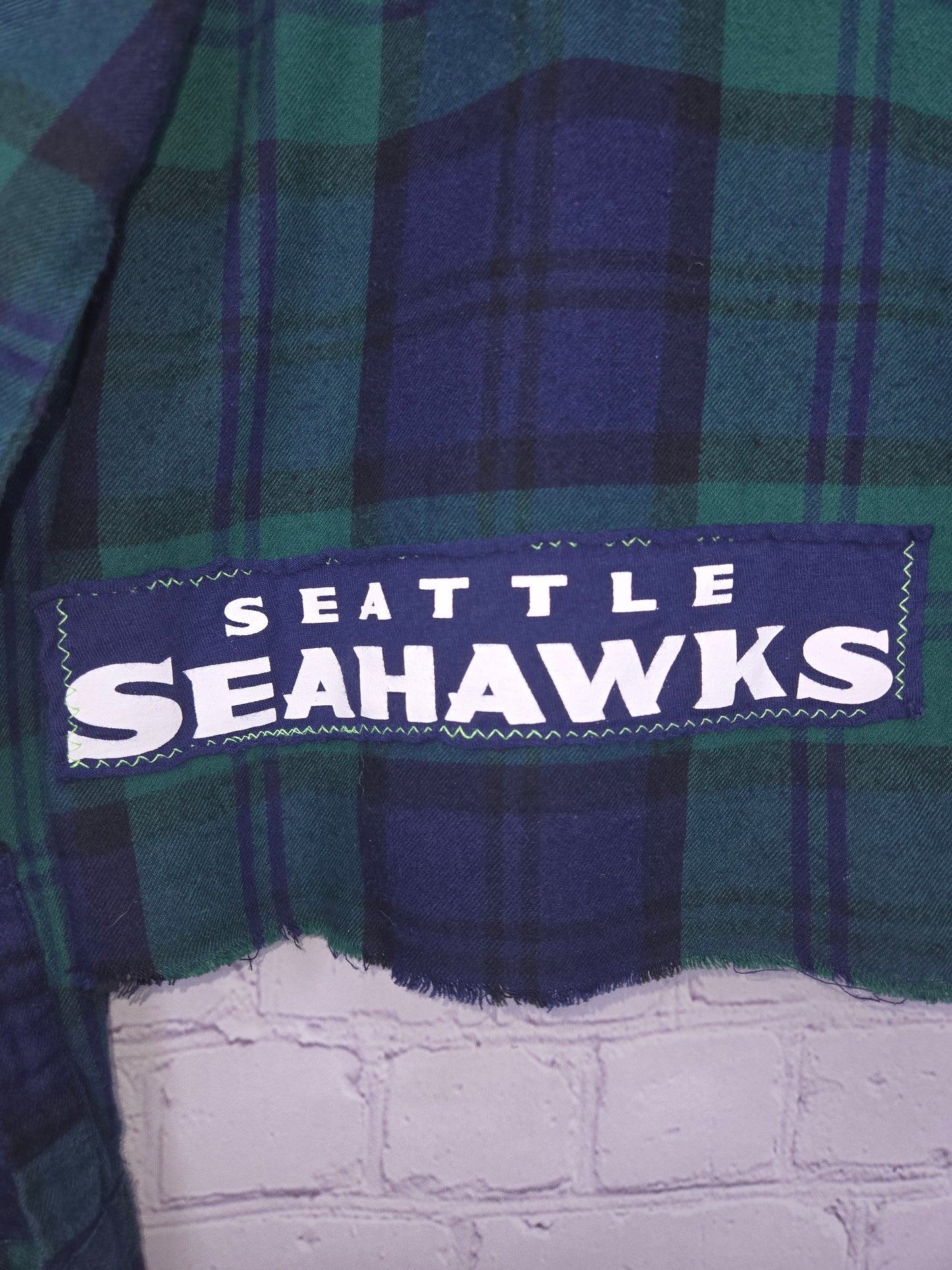 Seattle Seahawks Crop Flannel