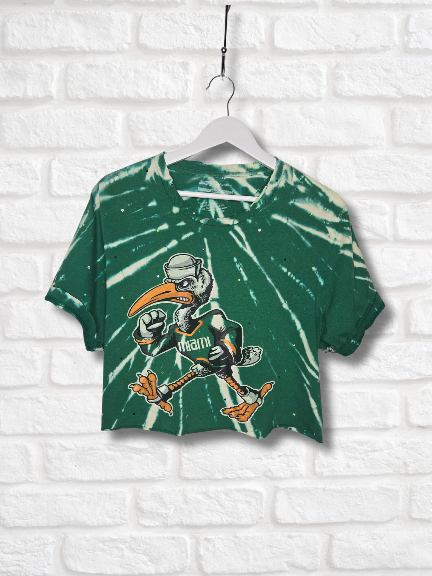 Miami Hurricanes Crop Tee