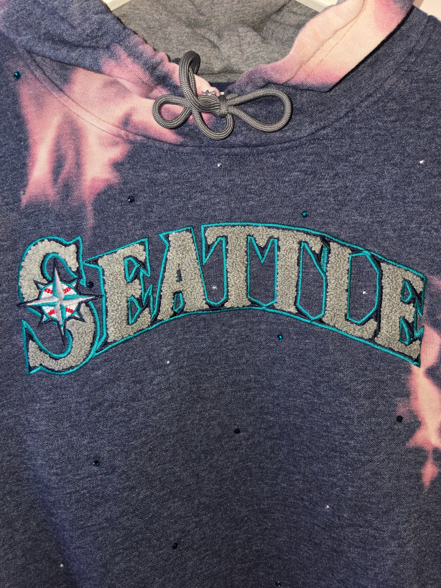 Seattle Mariners Crop Hoodie