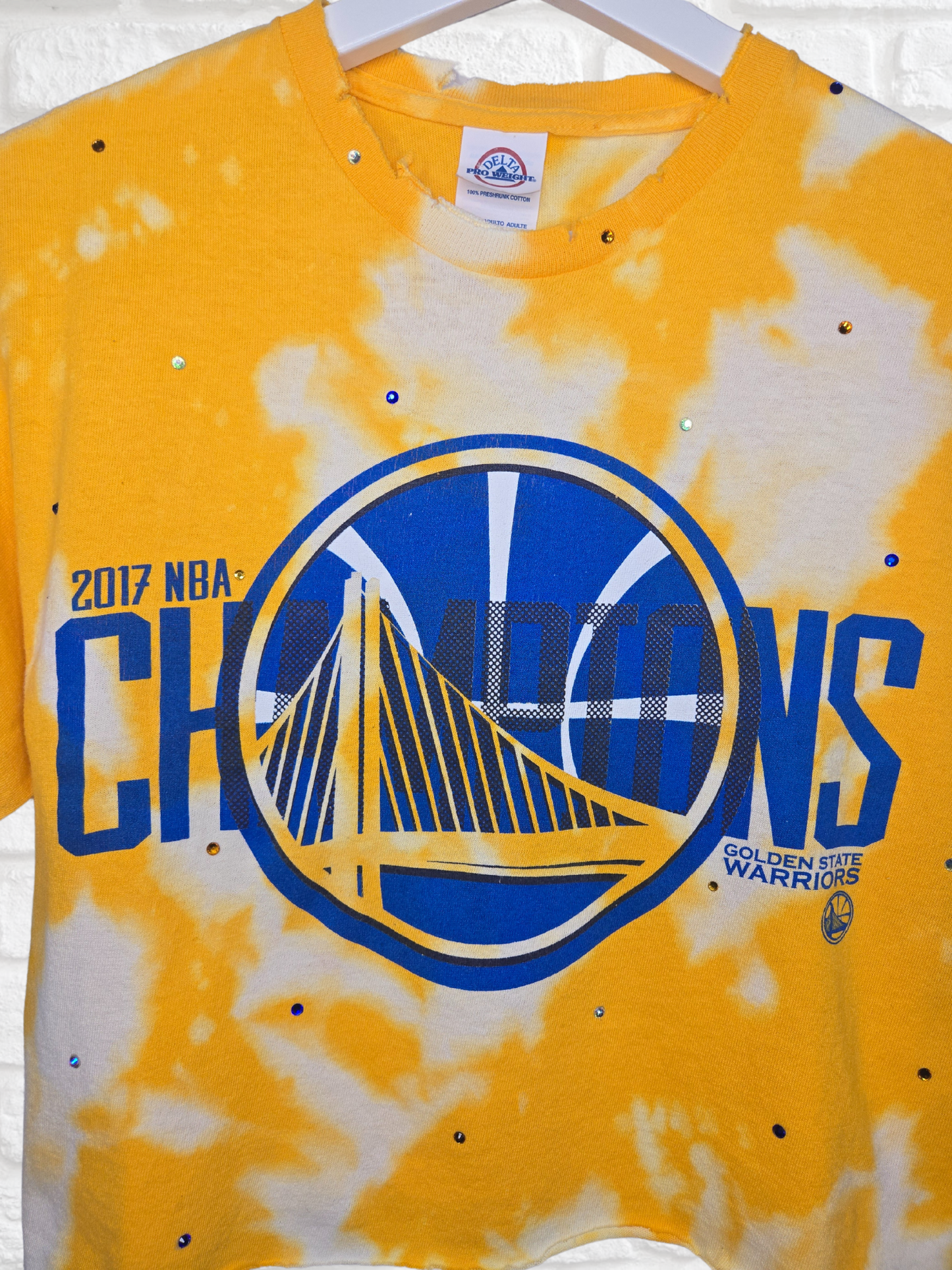 Golden State Warriors Crop Tee