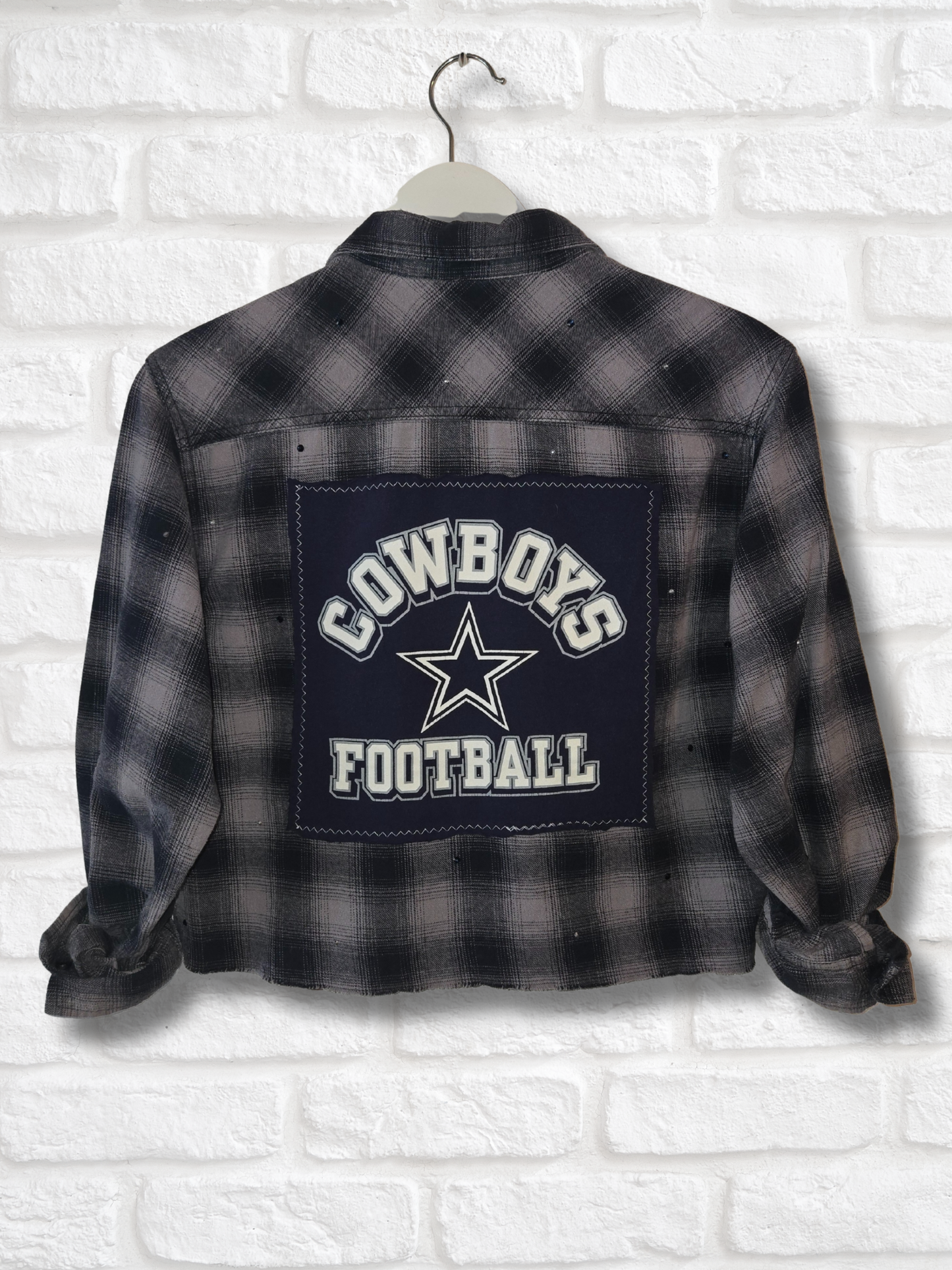 Dallas Cowboys Crop Flannel