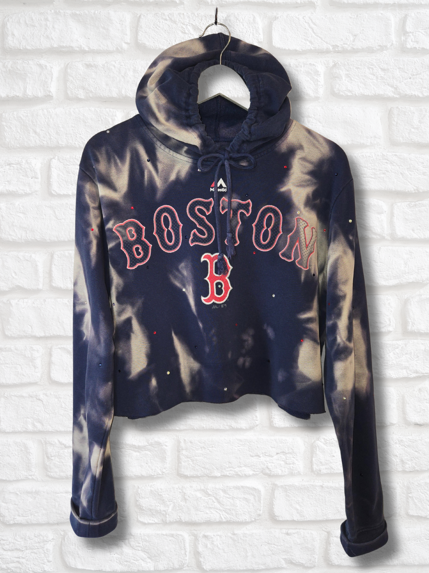 Boston Red Sox Crop Hoodie