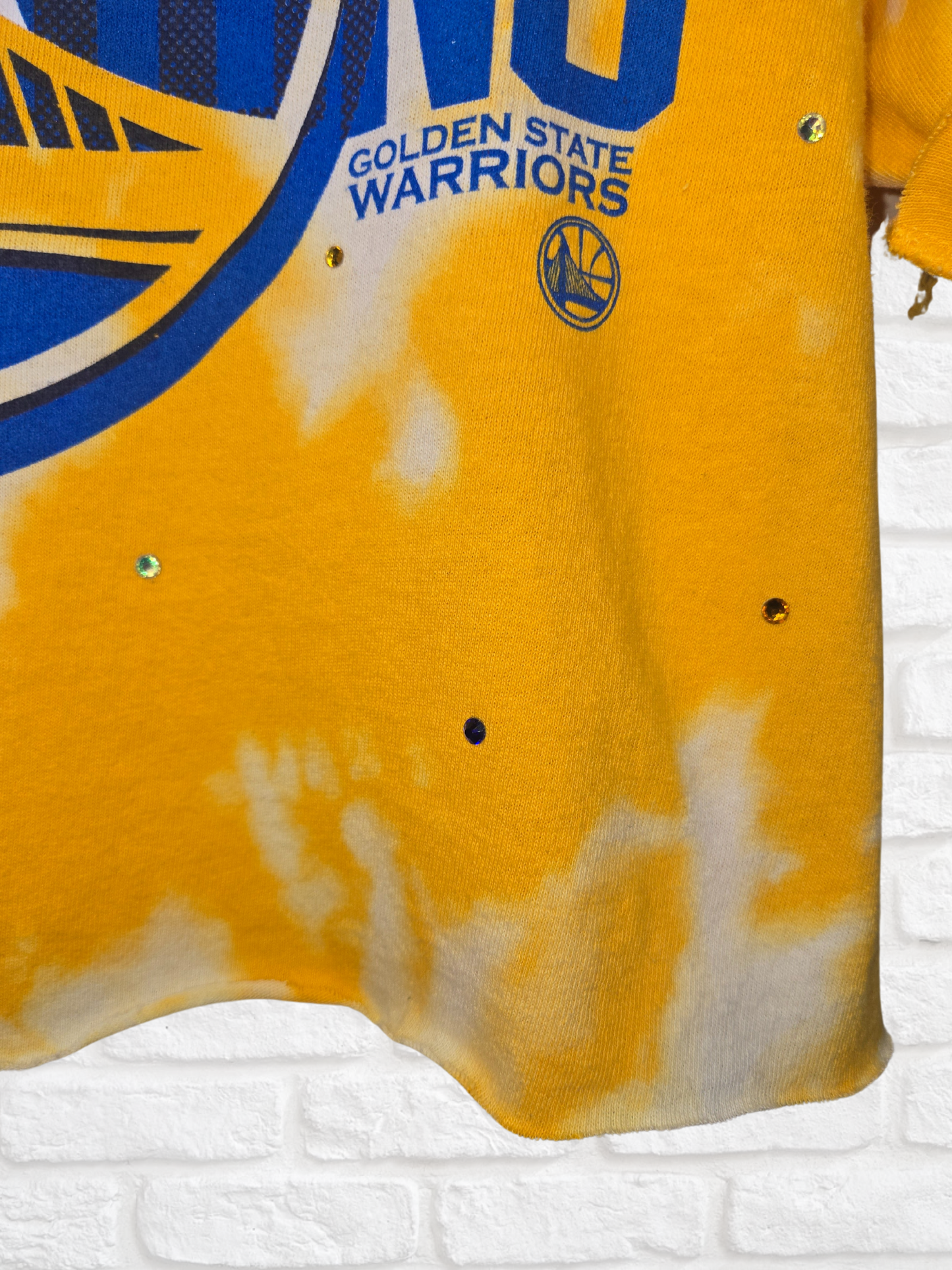 Golden State Warriors Crop Tee