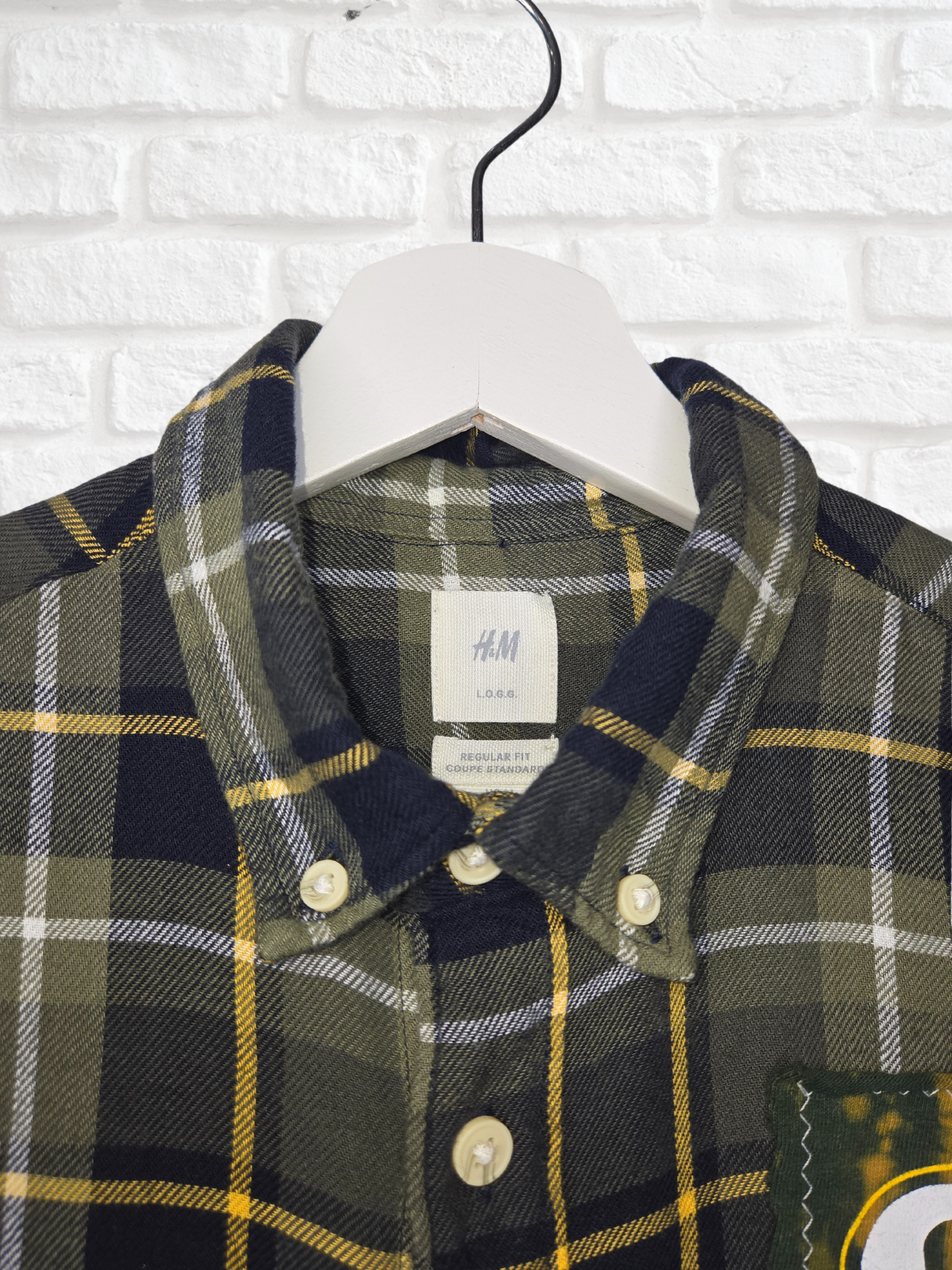 Green Bay Packers Crop Flannel