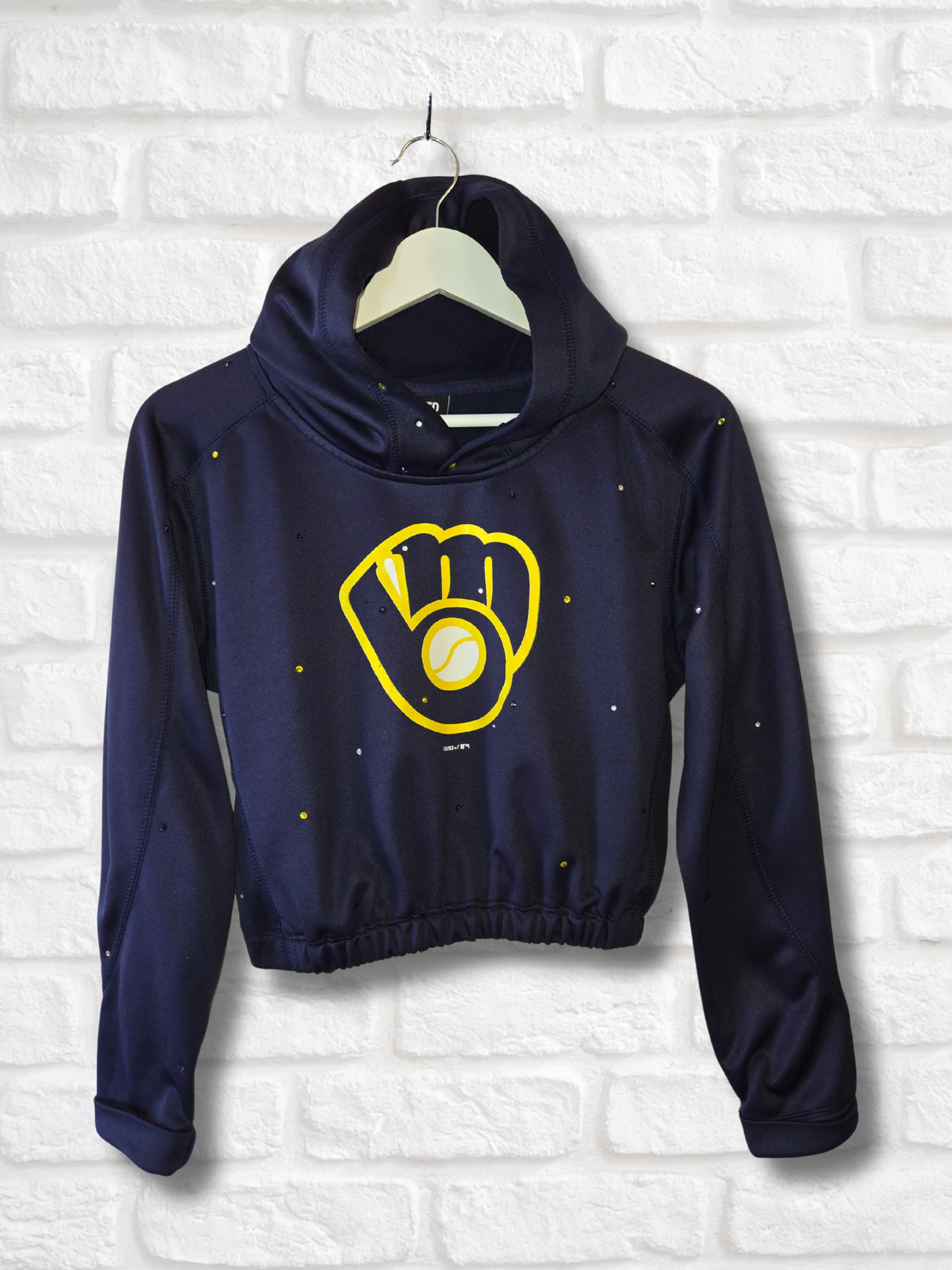 Milwaukee Brewers Crop Hoodie