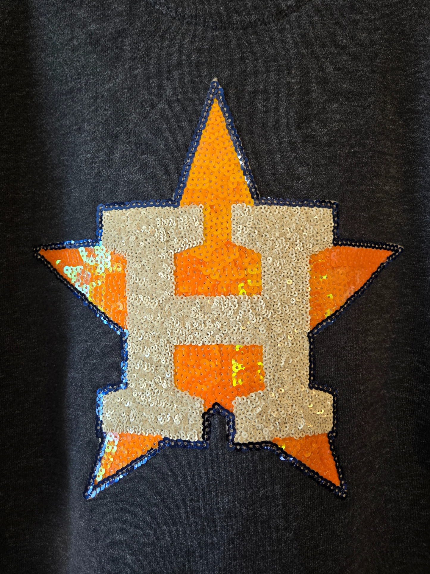 Houston Astros Zip-Up Crop Sweatshirt