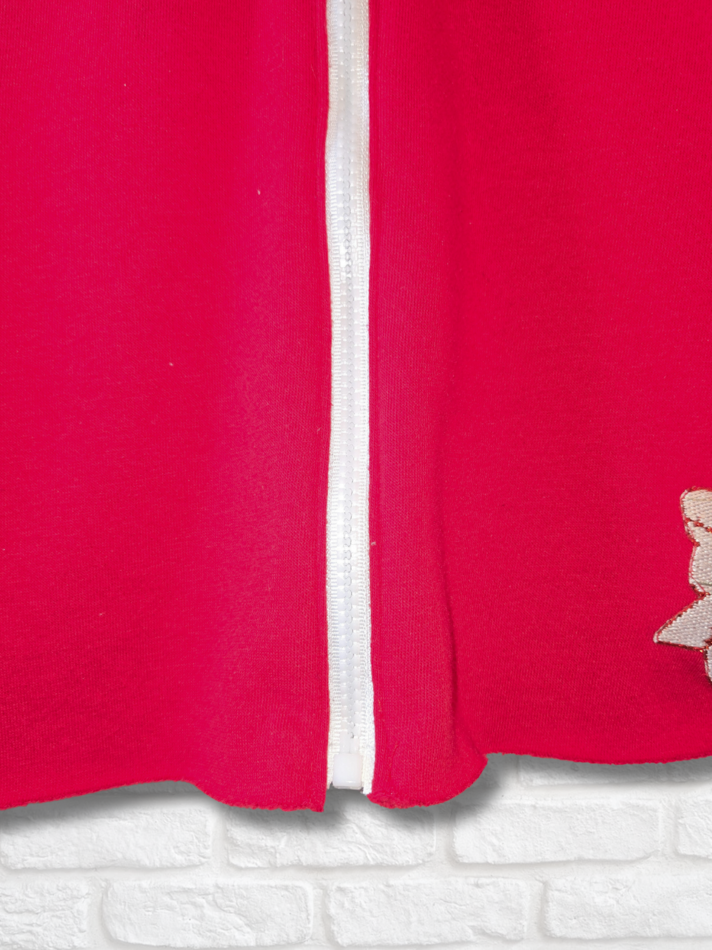Texas Rangers Crop Zip-Up Sweatshirt