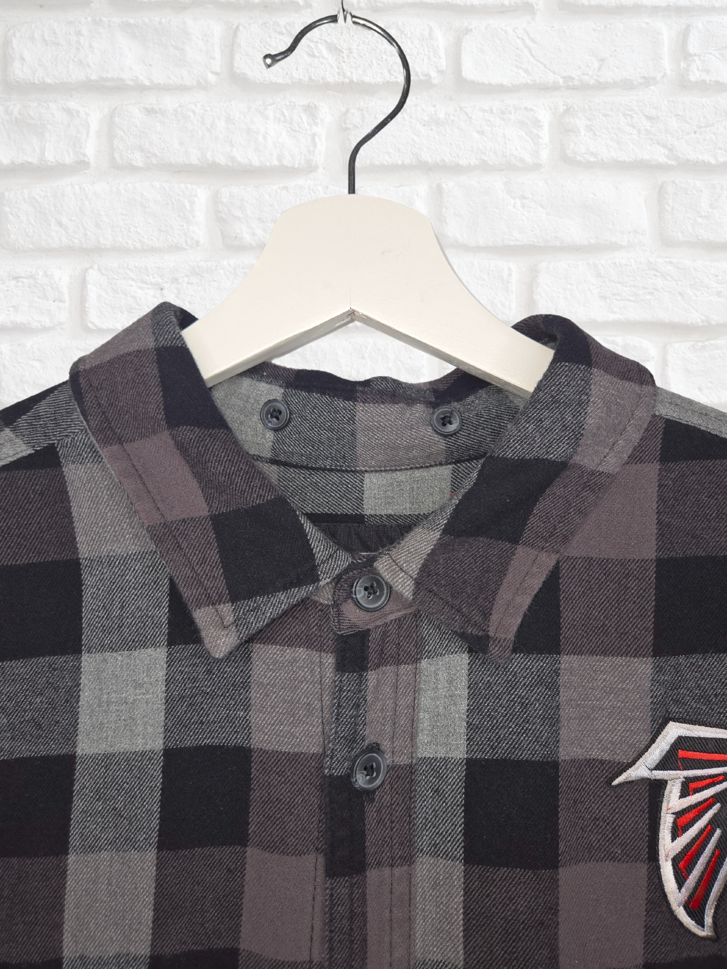 Atlanta Falcons Crop Flannel