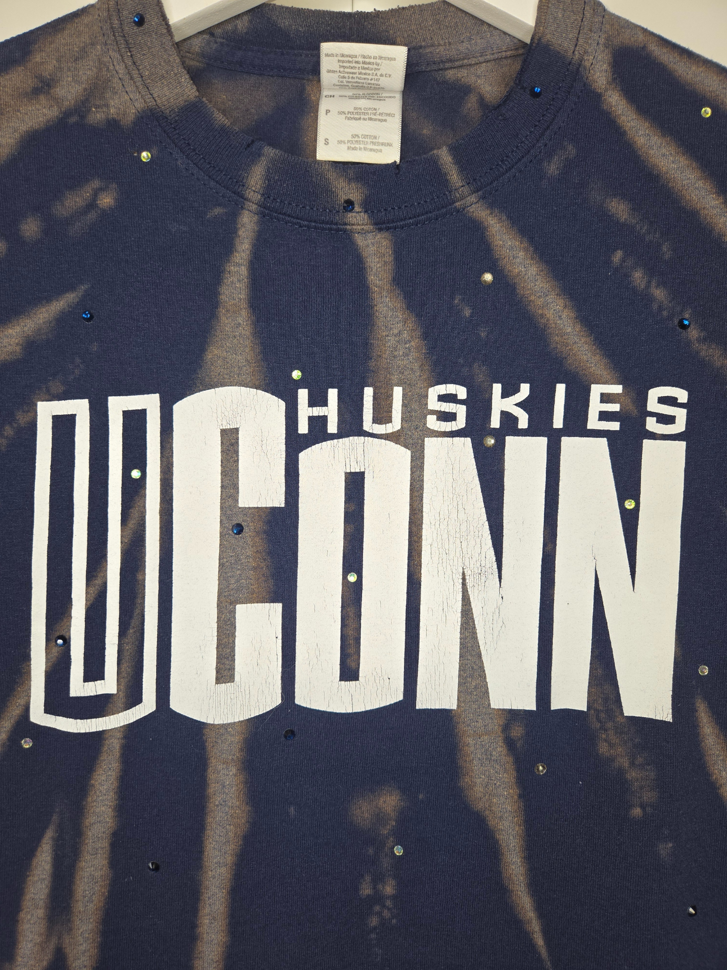 UConn Huskies Crop Tee
