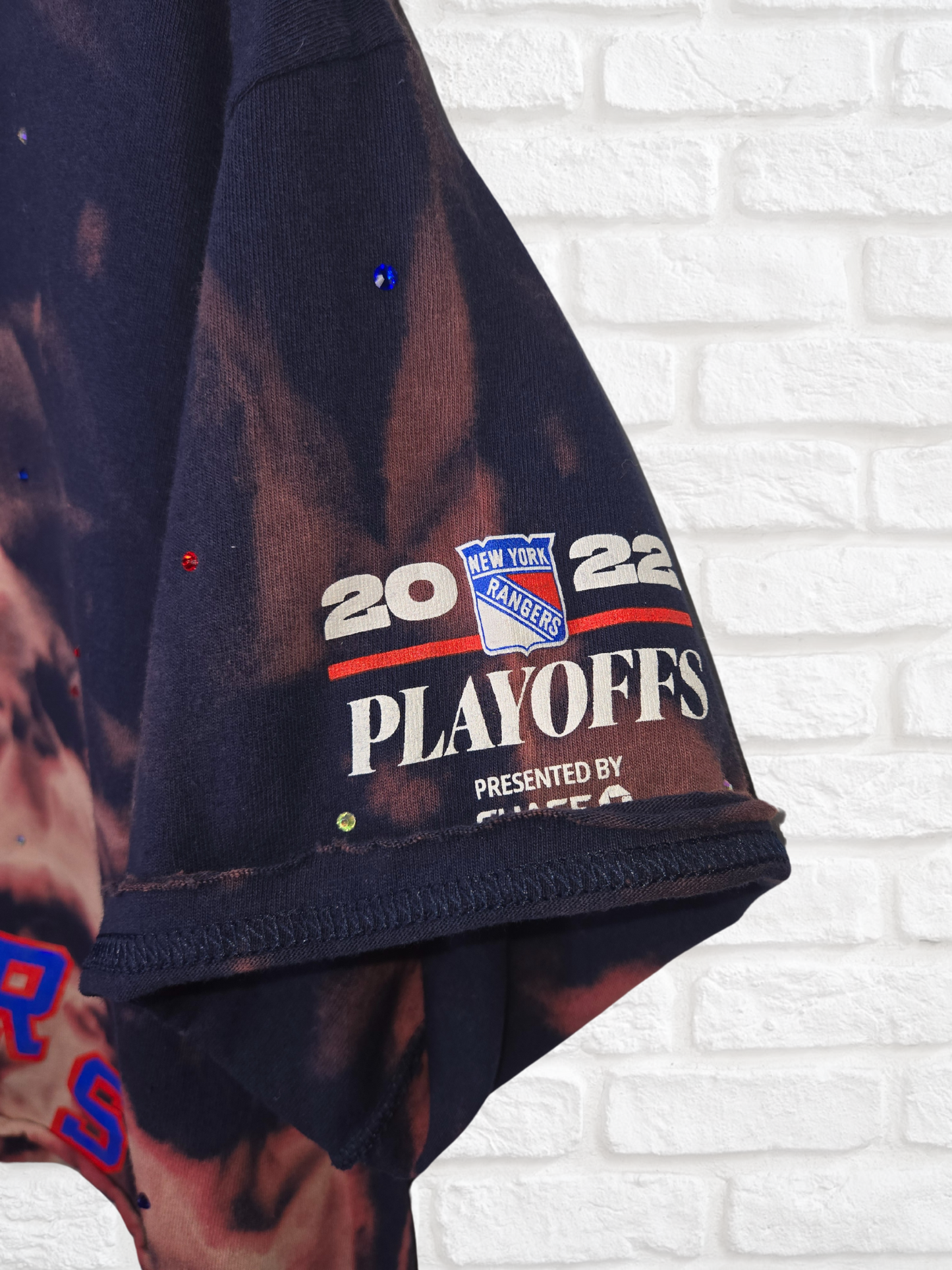 New York Rangers Crop Tee
