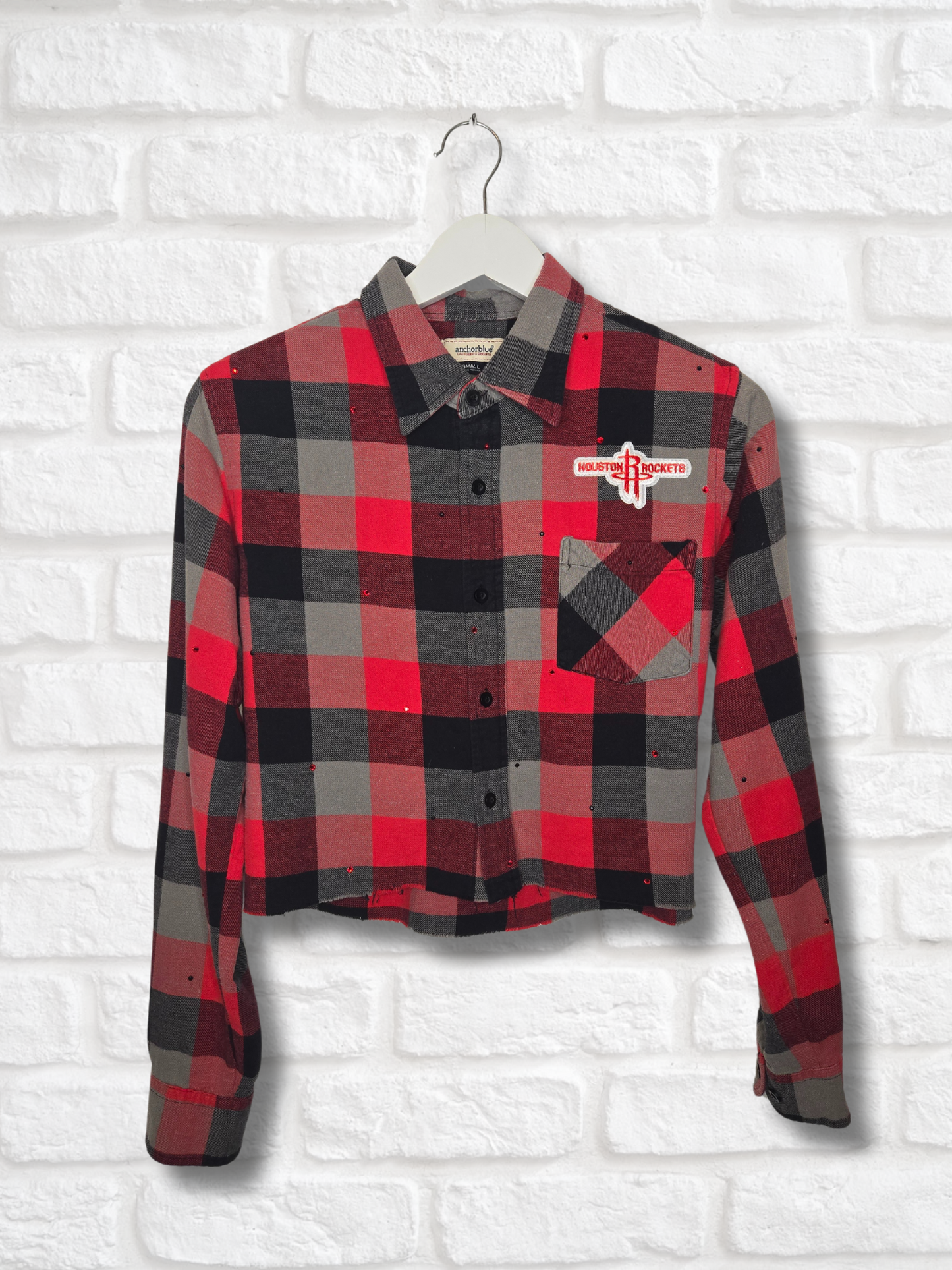 Houston Rockets Crop Flannel