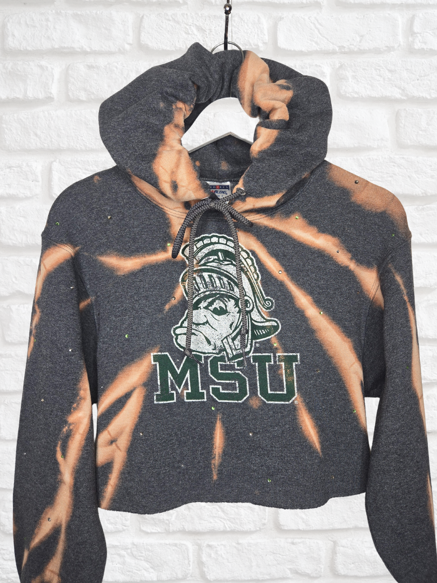 Michigan State Spartans Crop Hoodie