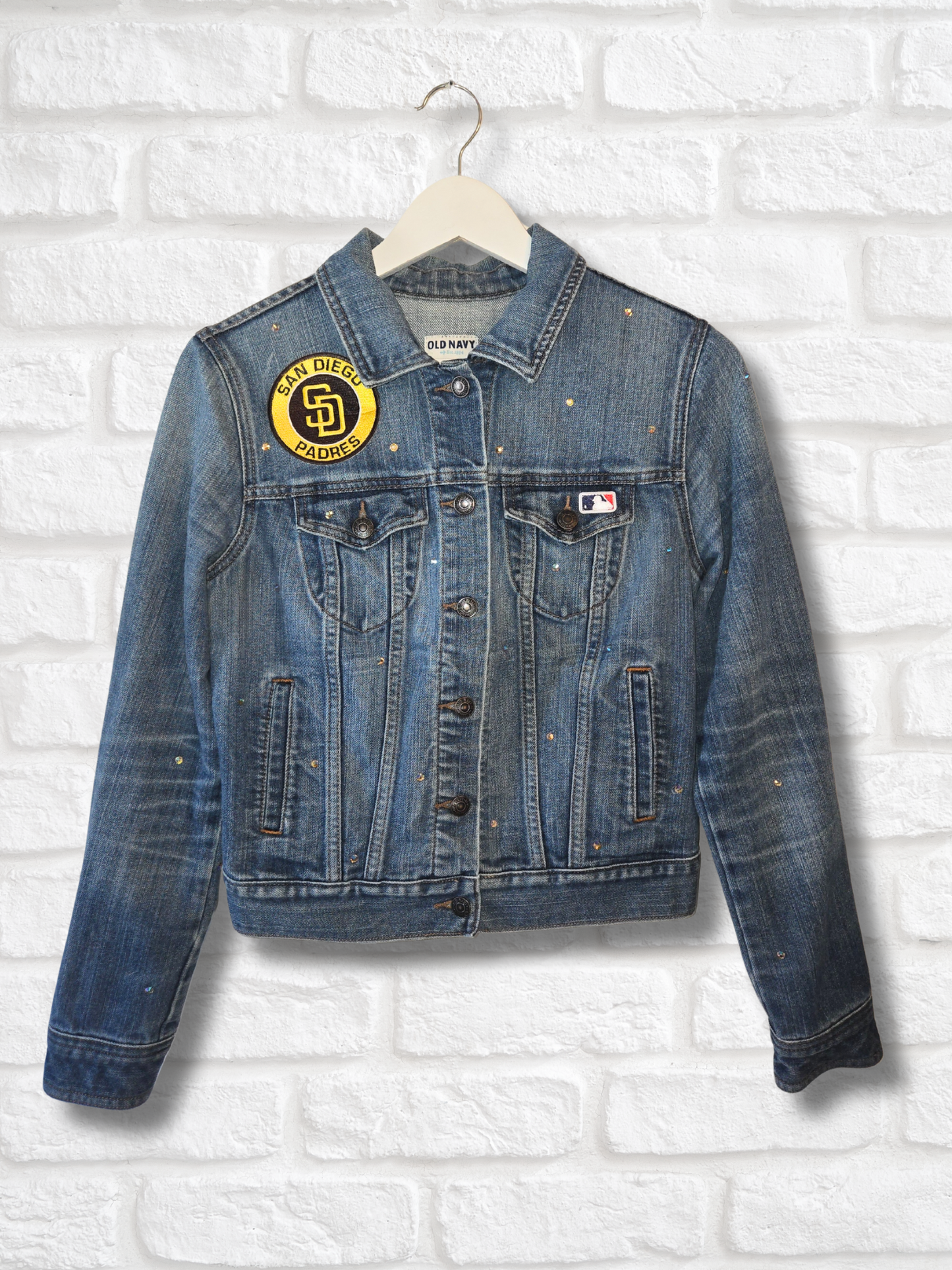 San Diego Padres Rhinestone Denim Jacket