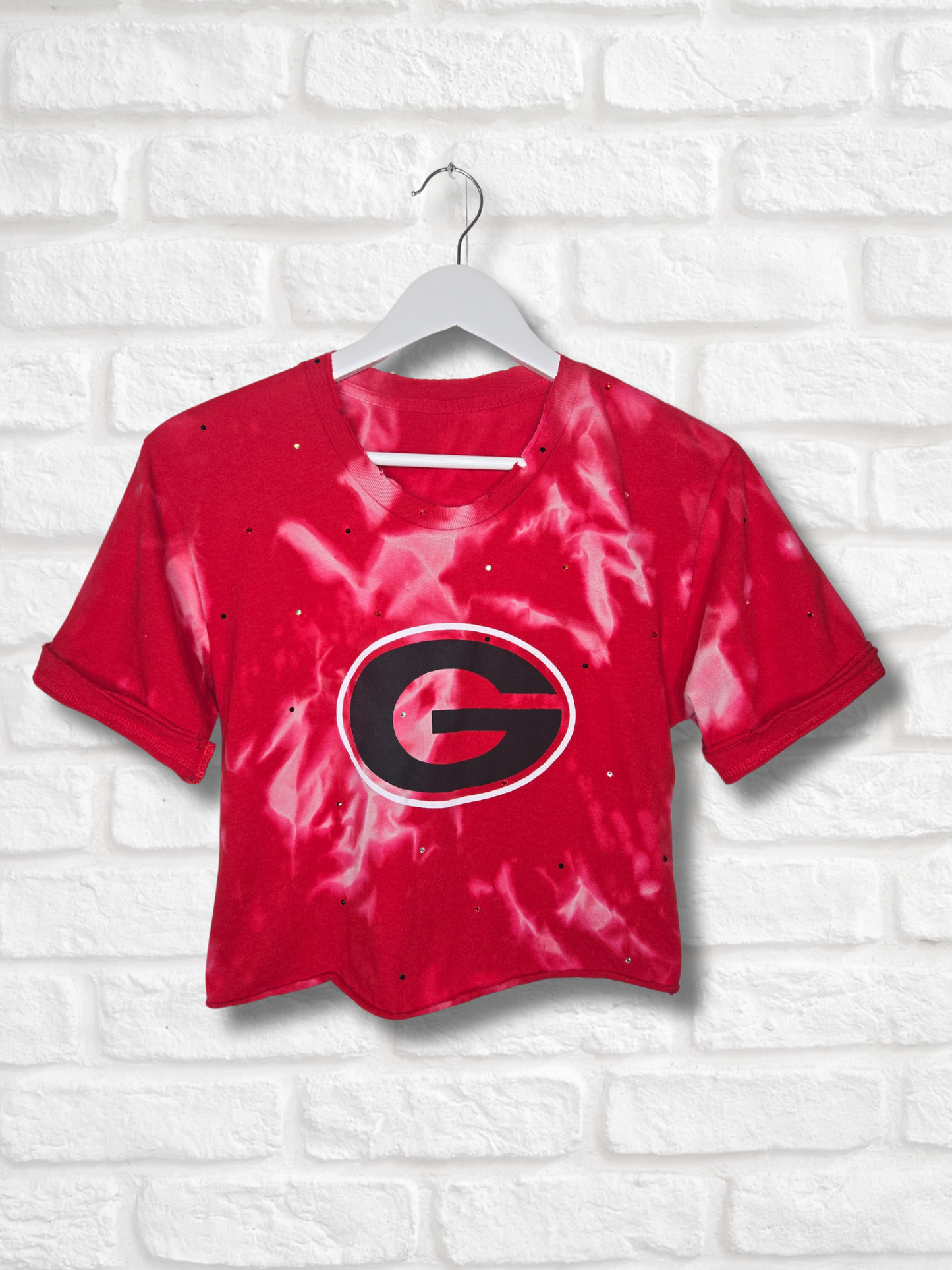 Georgia Bulldogs Crop Tee