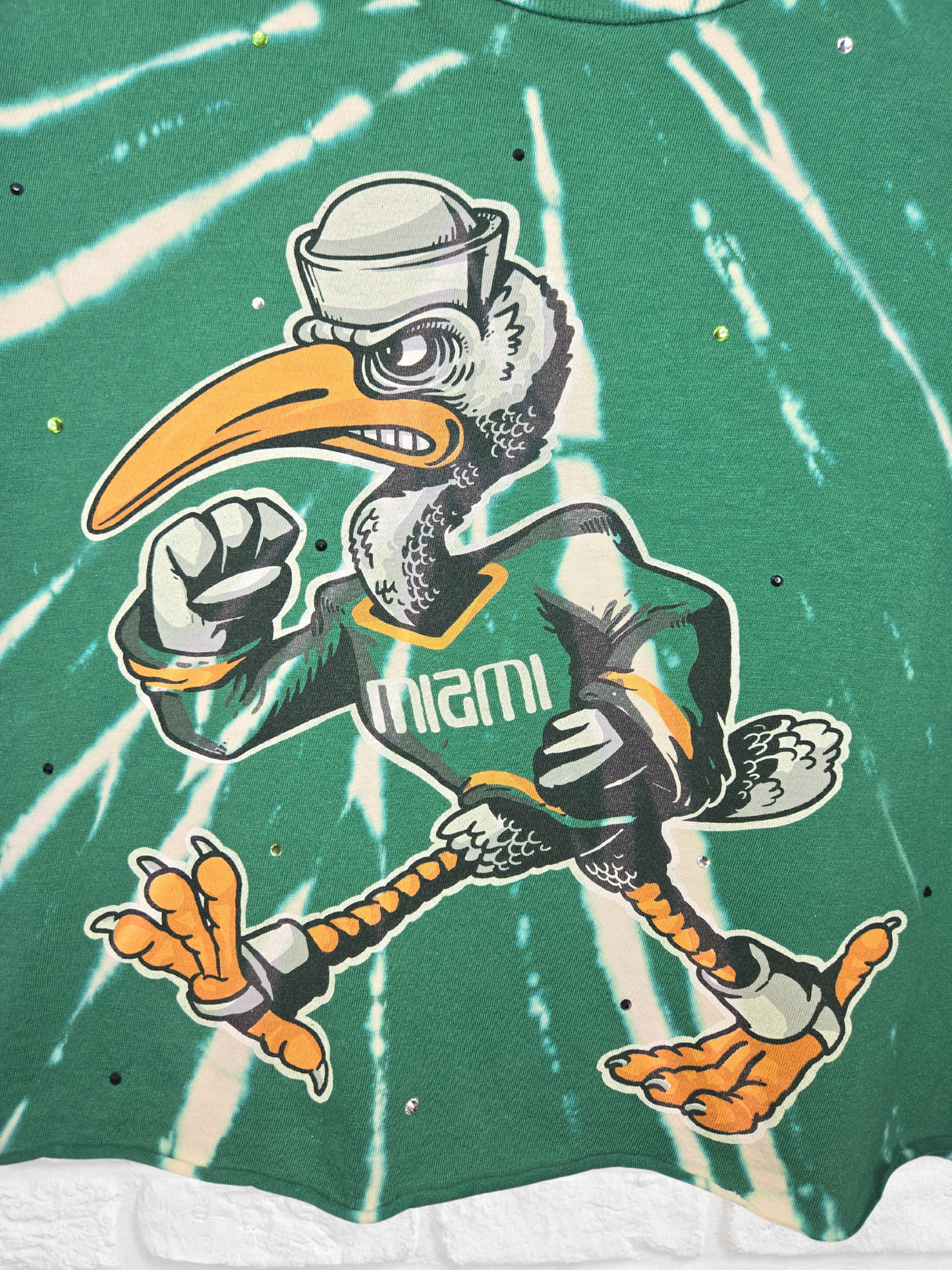 Miami Hurricanes Crop Tee