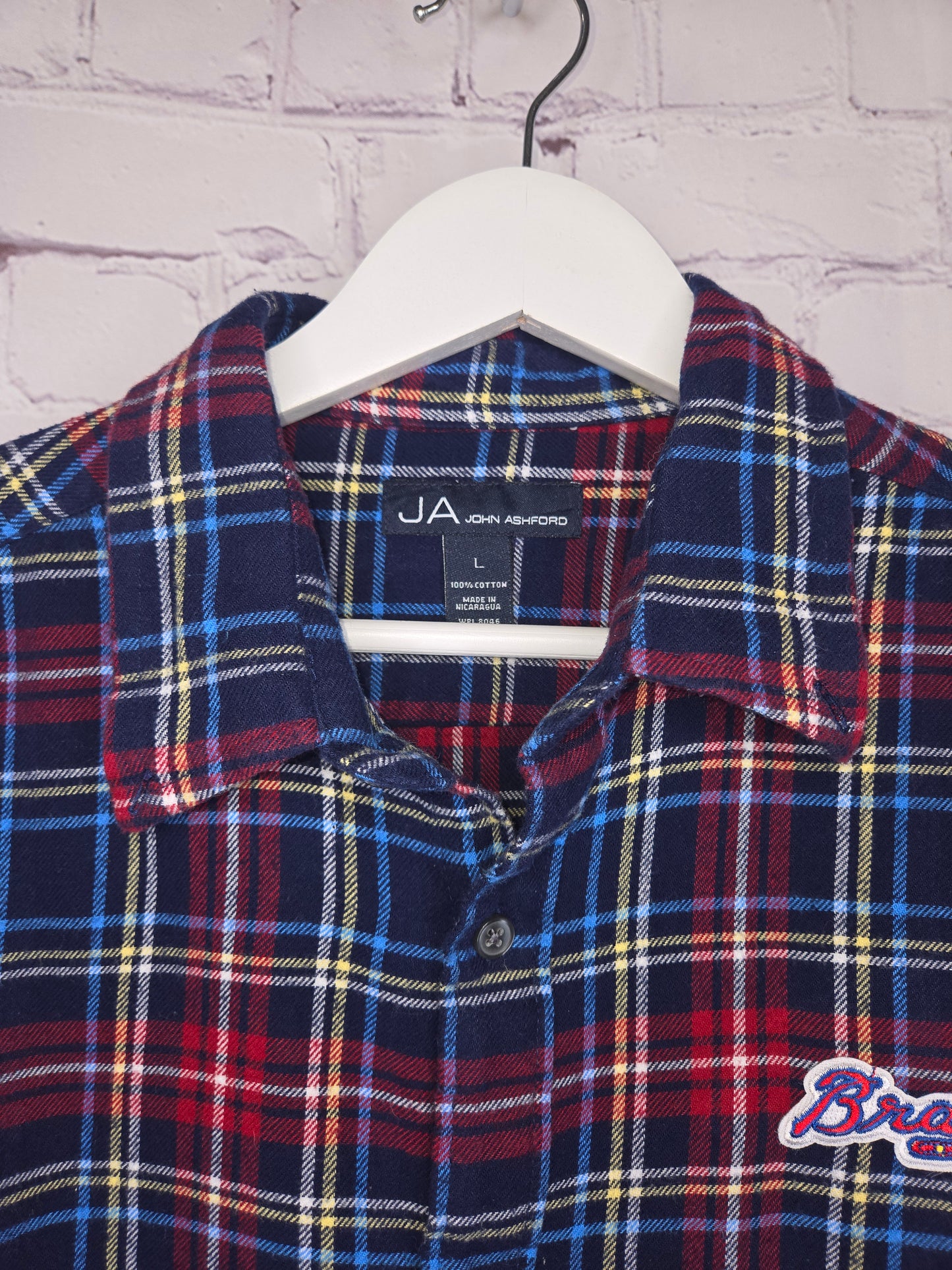 Atlanta Braves Crop Flannel