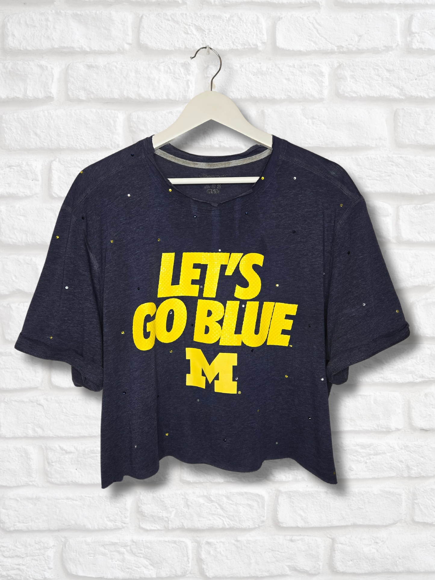 Michigan Wolverines Crop Tee