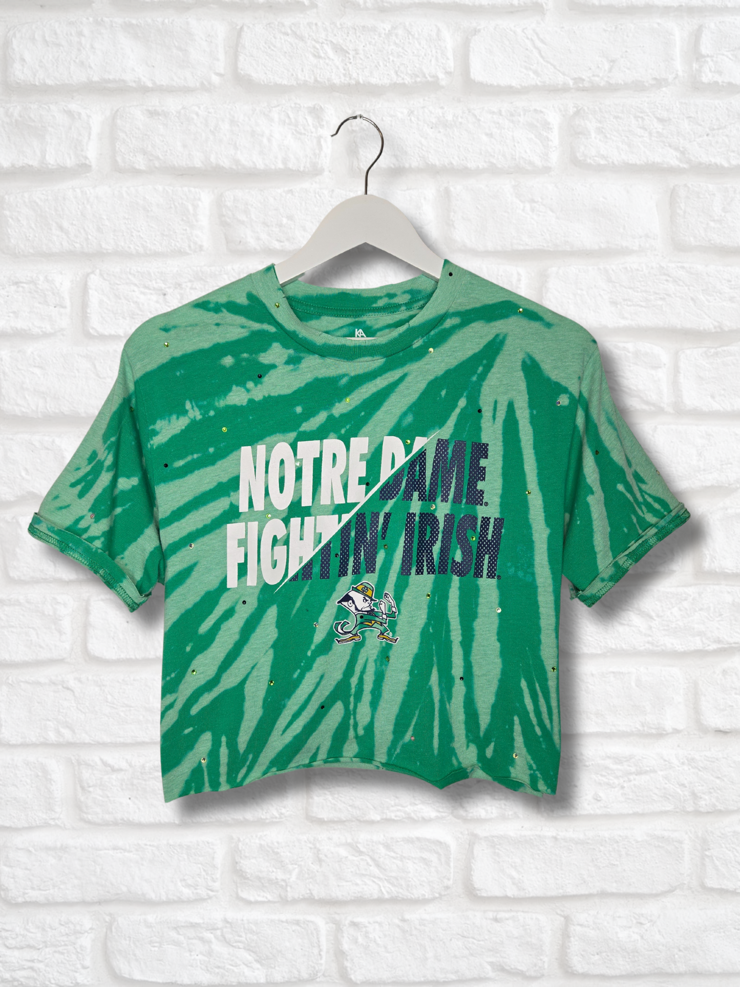 Notre Dame Fighting Irish Crop Tee