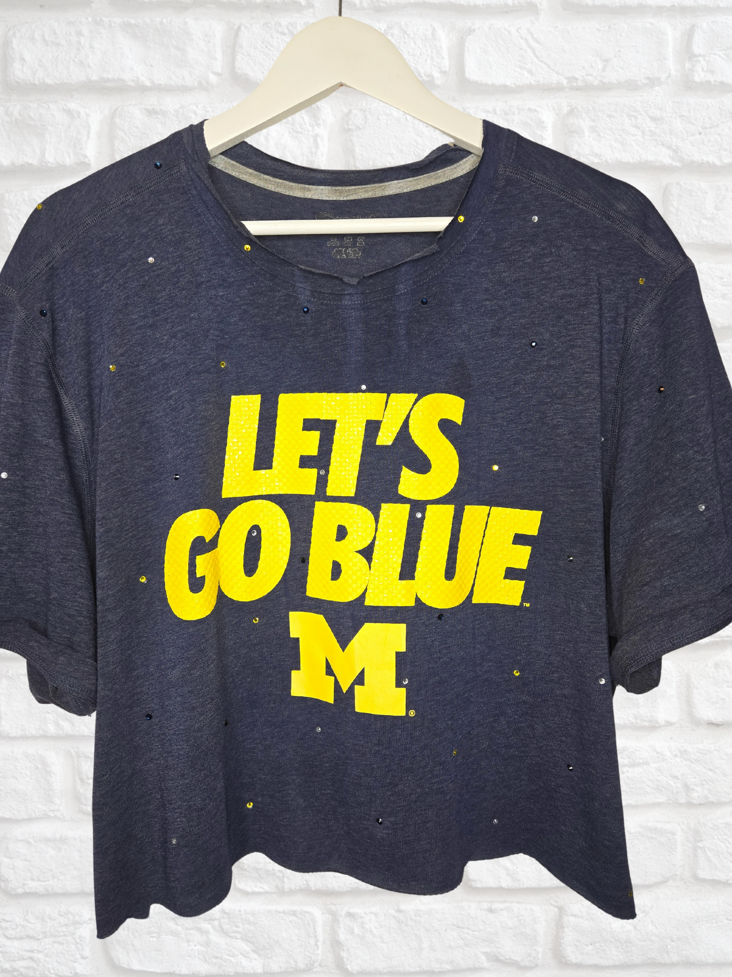 Michigan Wolverines Crop Tee