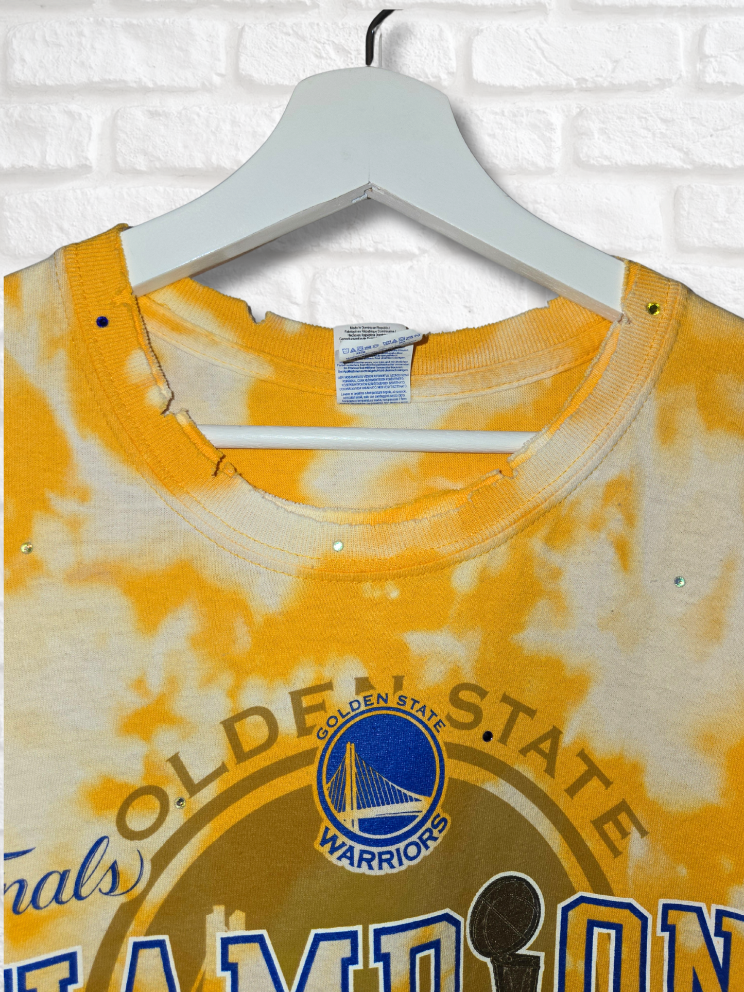 Golden State Warriors Crop Tee
