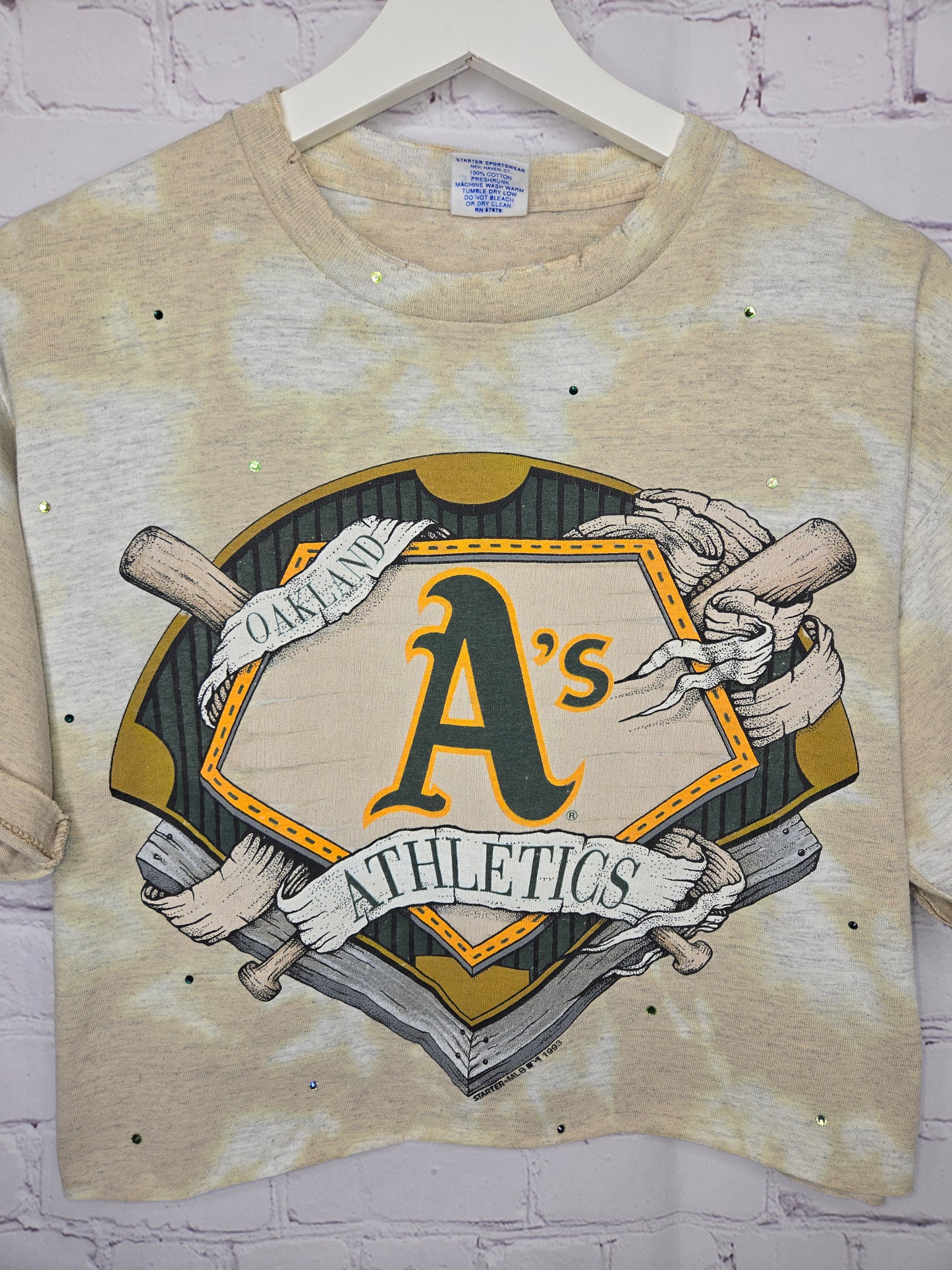 Oakland Athletics Crop Tee