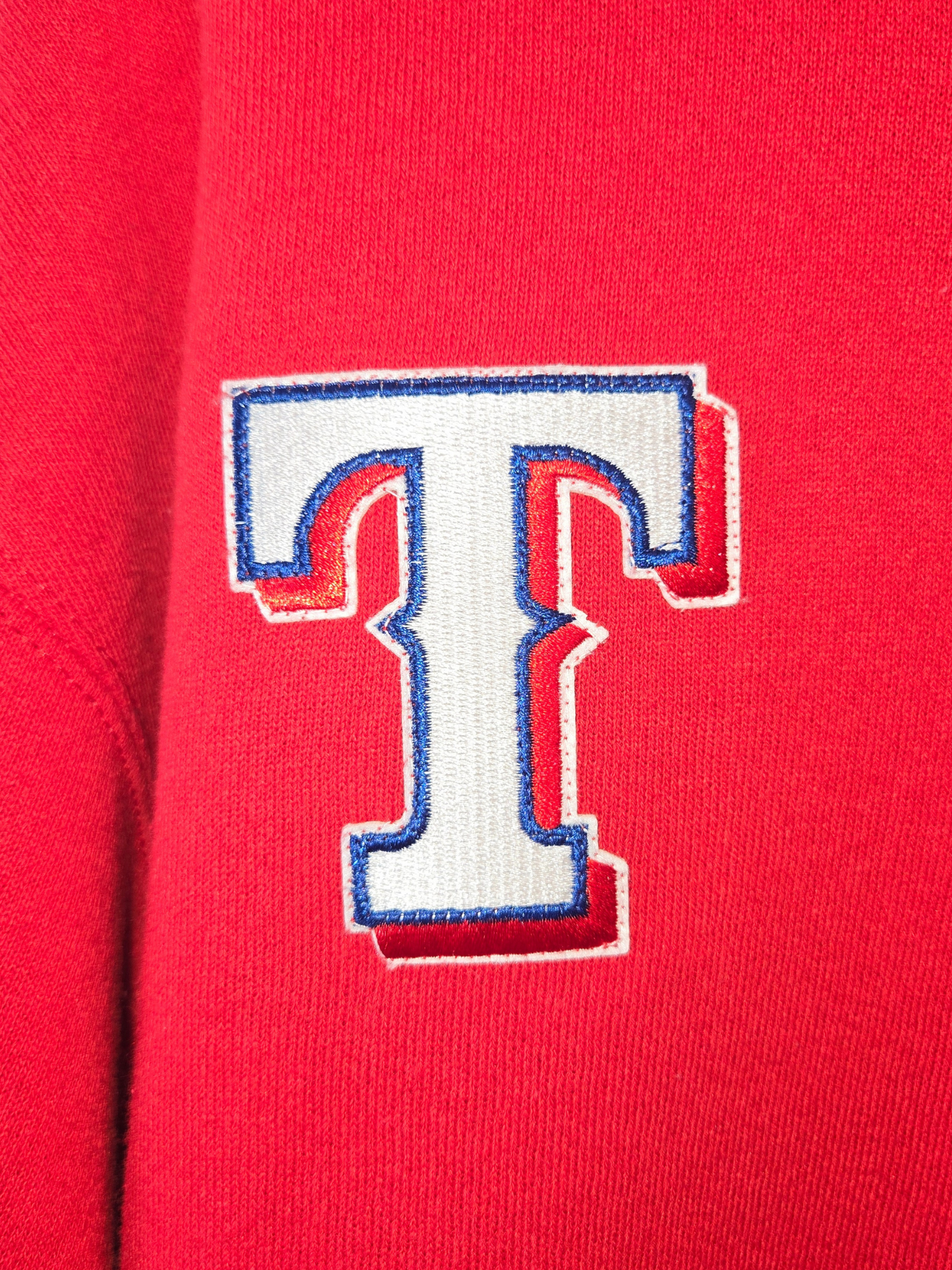 Texas Rangers Zip-Up Crop Sweatshirt