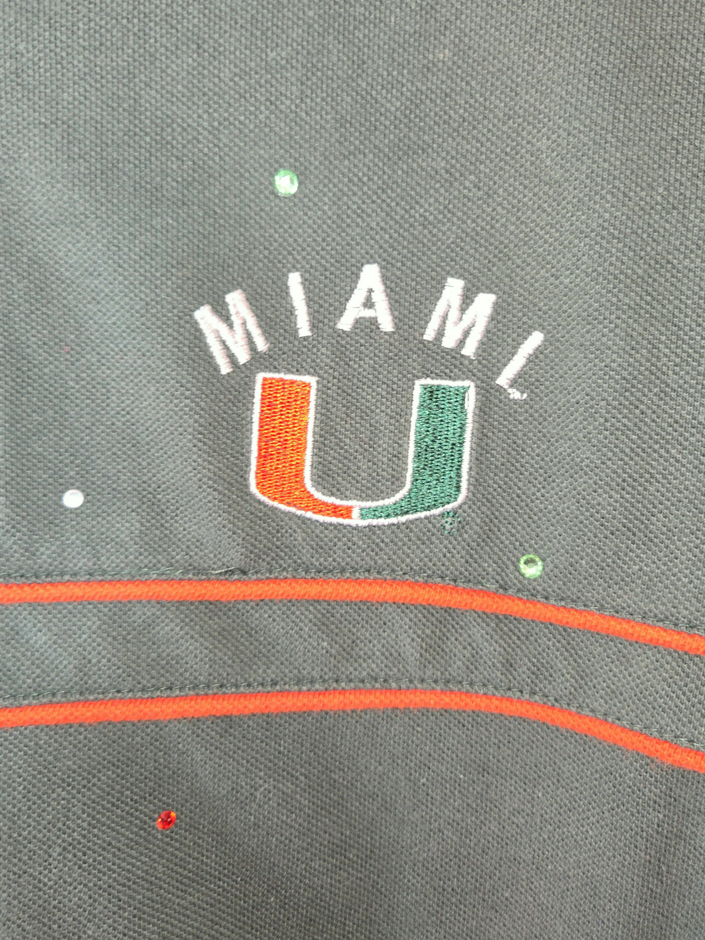 Miami Hurricanes Crop Polo