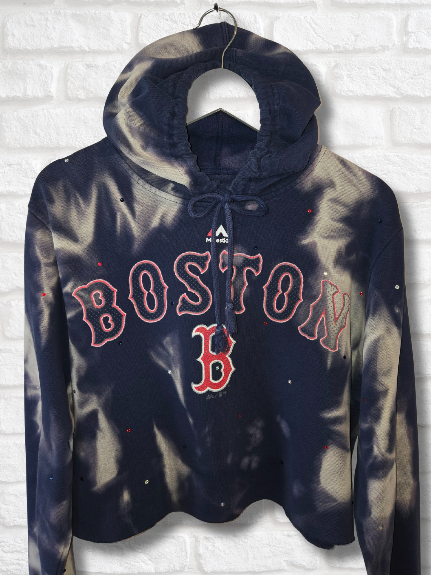 Boston Red Sox Crop Hoodie
