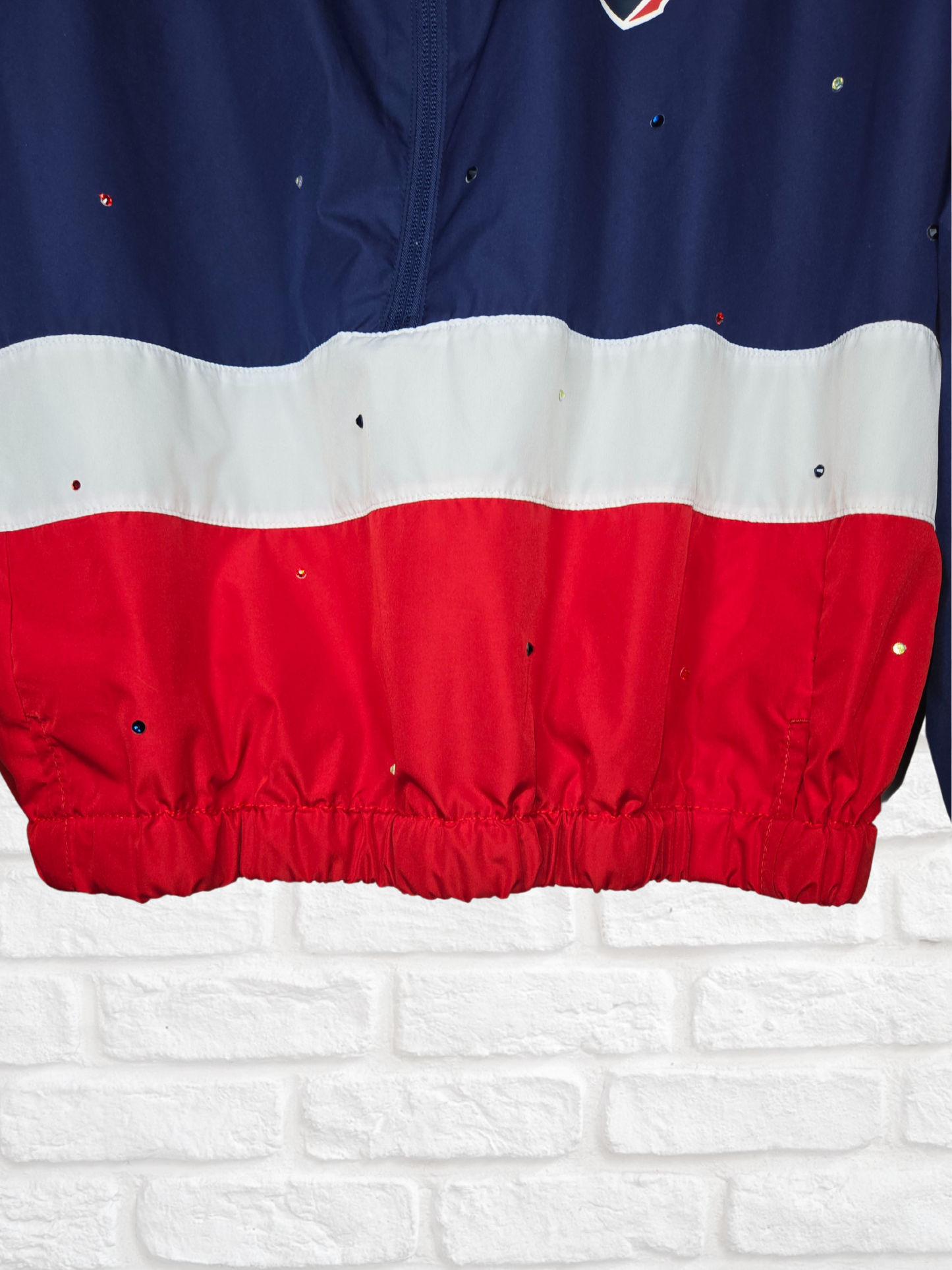 Houston Texans Crop Pullover Windbreaker