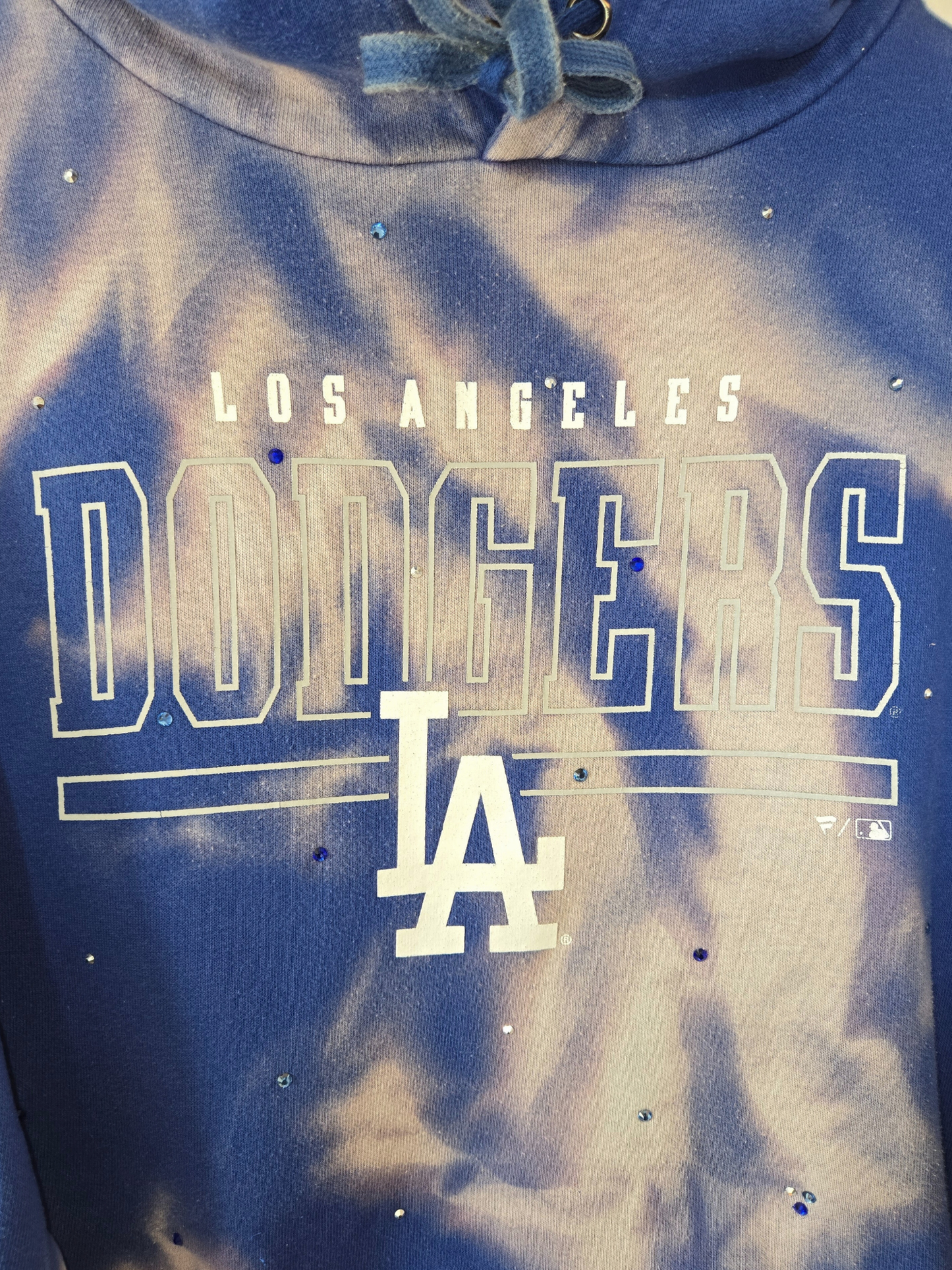 Los Angeles Dodgers Crop Hoodie