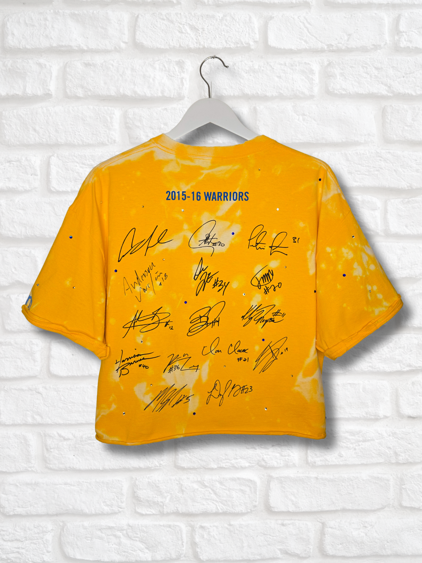 Golden State Warriors Crop Tee