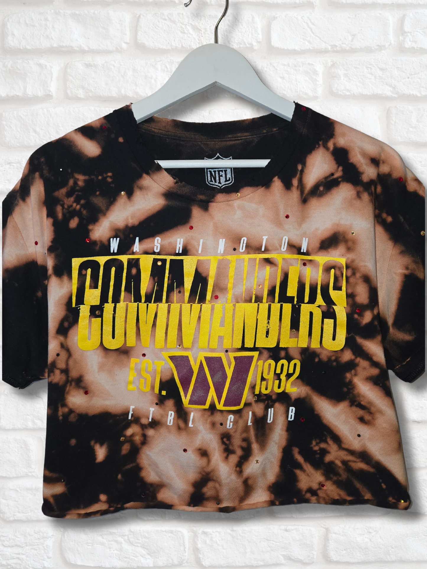 Washington Commanders Crop Tee