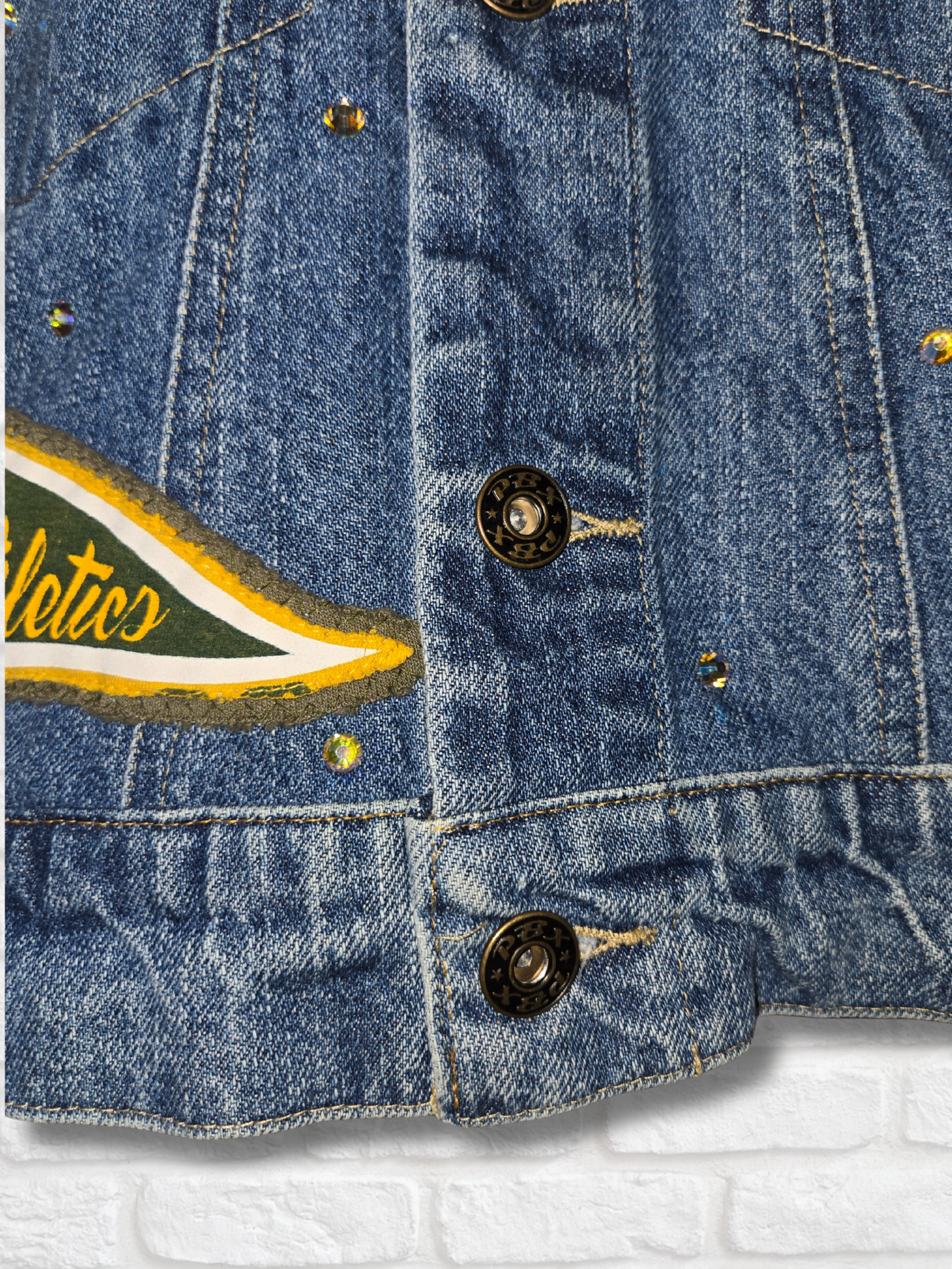 Athletics Crop Denim Jacket