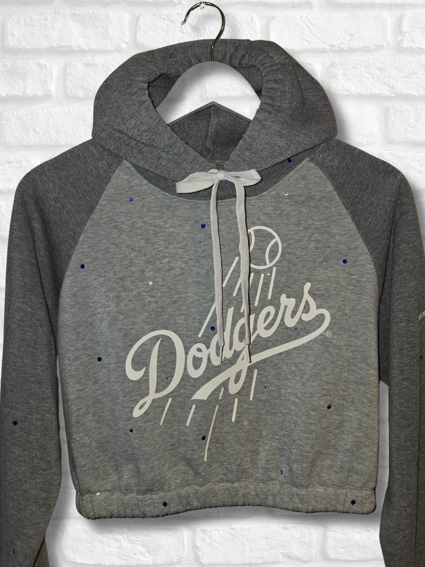 Los Angeles Dodgers Crop Hoodie