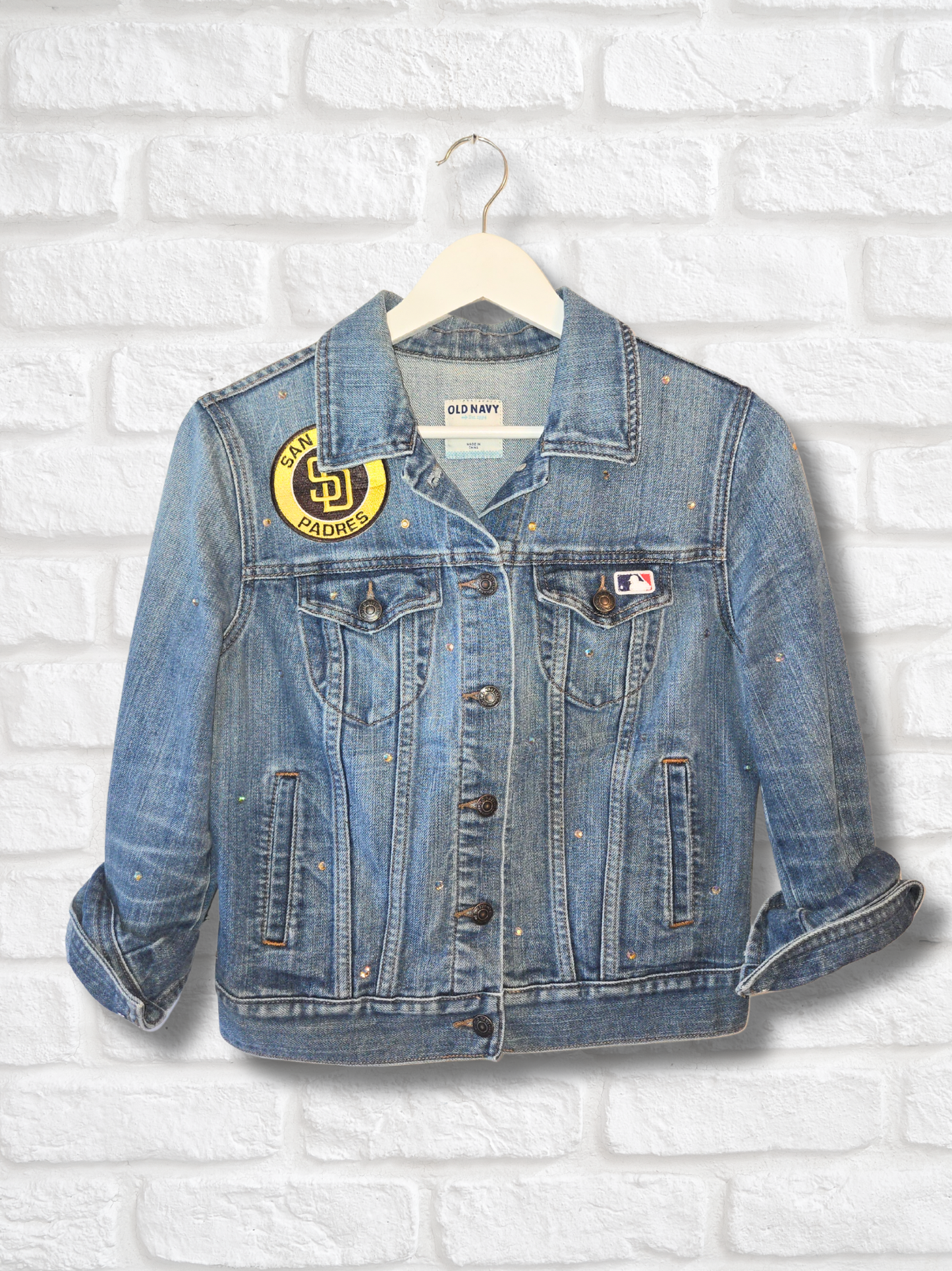 San Diego Padres Rhinestone Denim Jacket