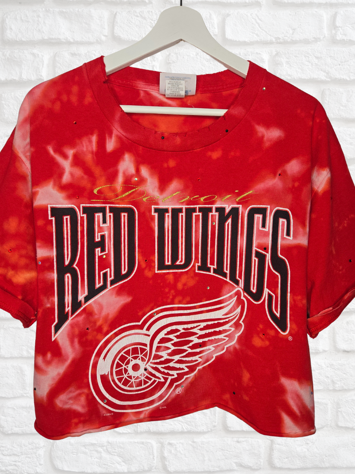 Detroit Red Wings Crop Tee