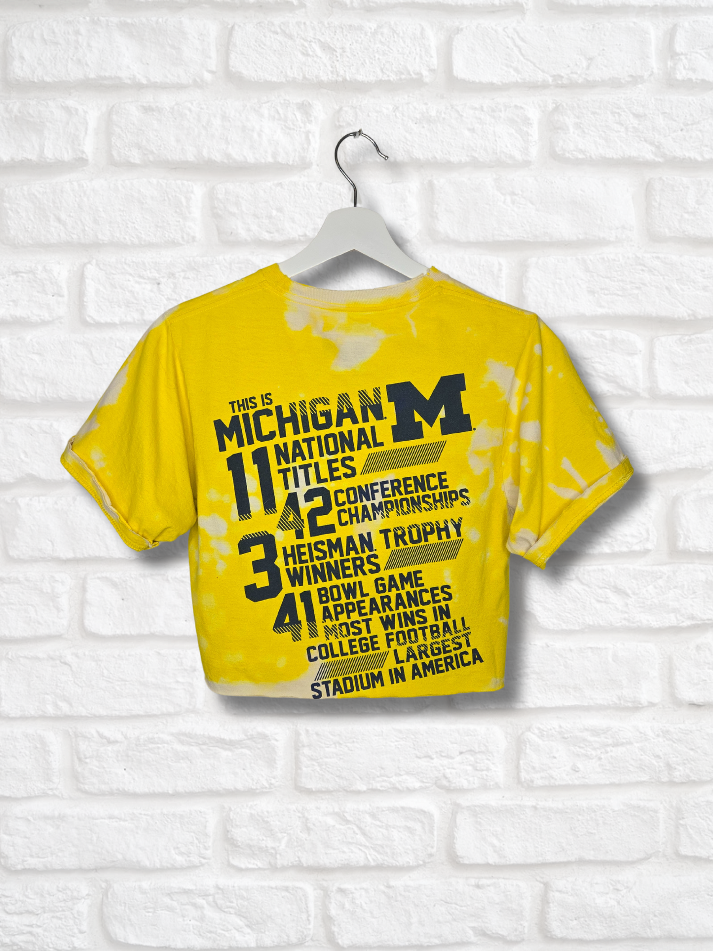 Michigan Wolverines Crop Tee