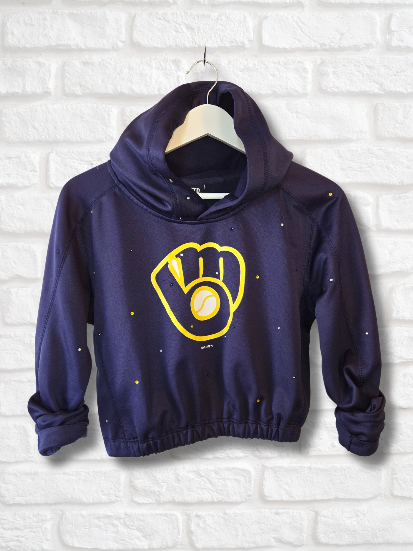 Milwaukee Brewers Crop Hoodie