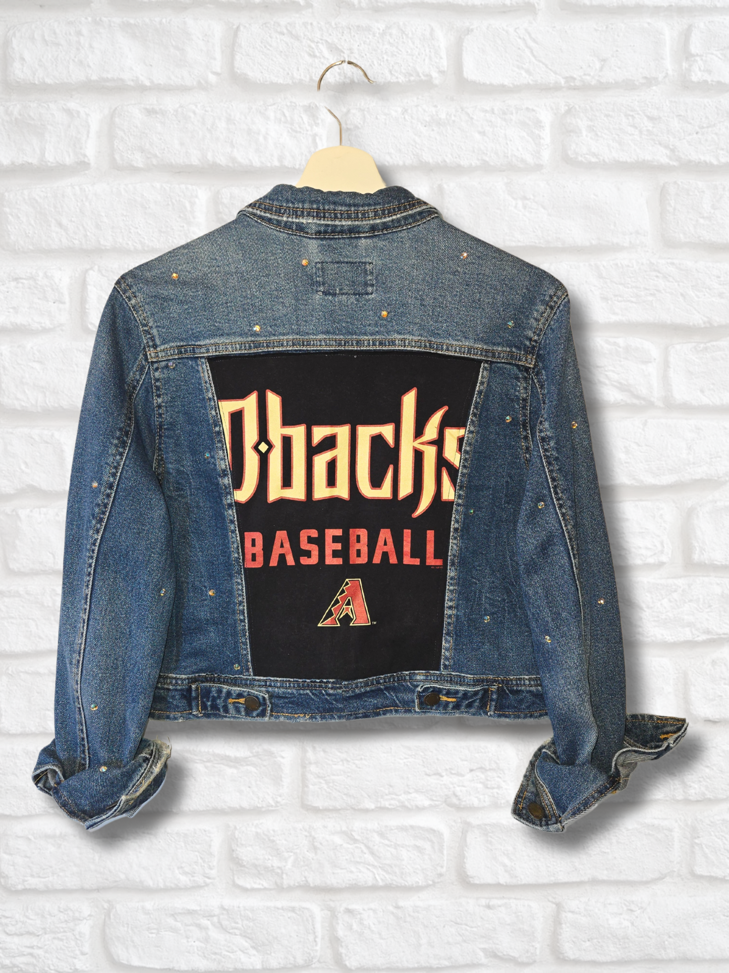 Arizona Diamondbacks Crop Denim Jacket