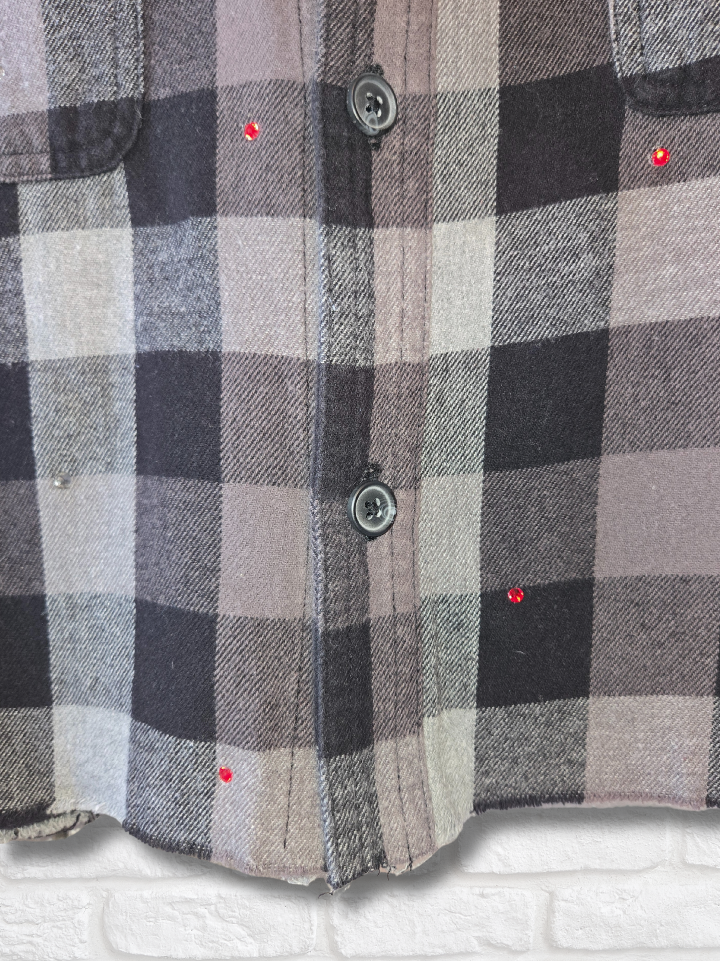 Atlanta Falcons Crop Flannel
