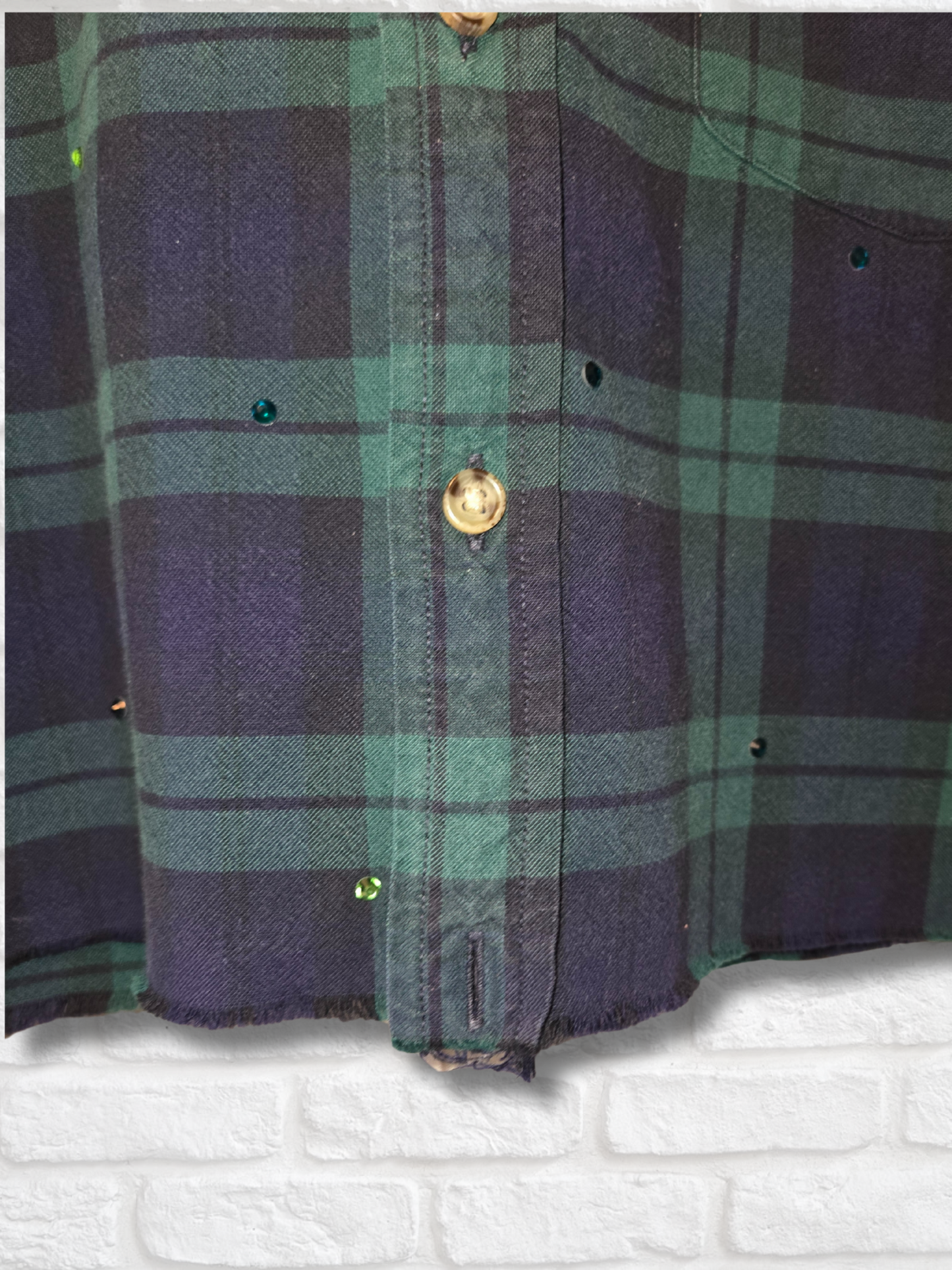 Philadelphia Eagles Crop Flannel
