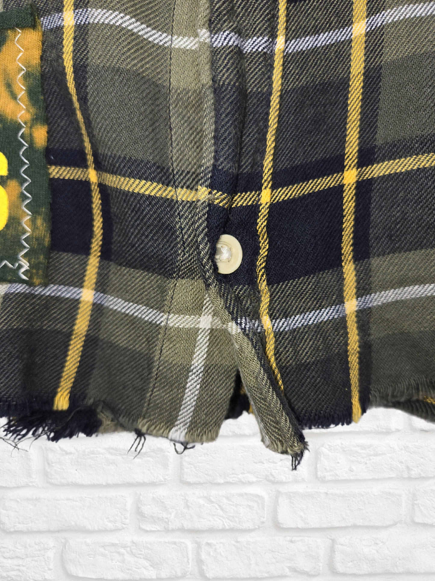 Green Bay Packers Crop Flannel