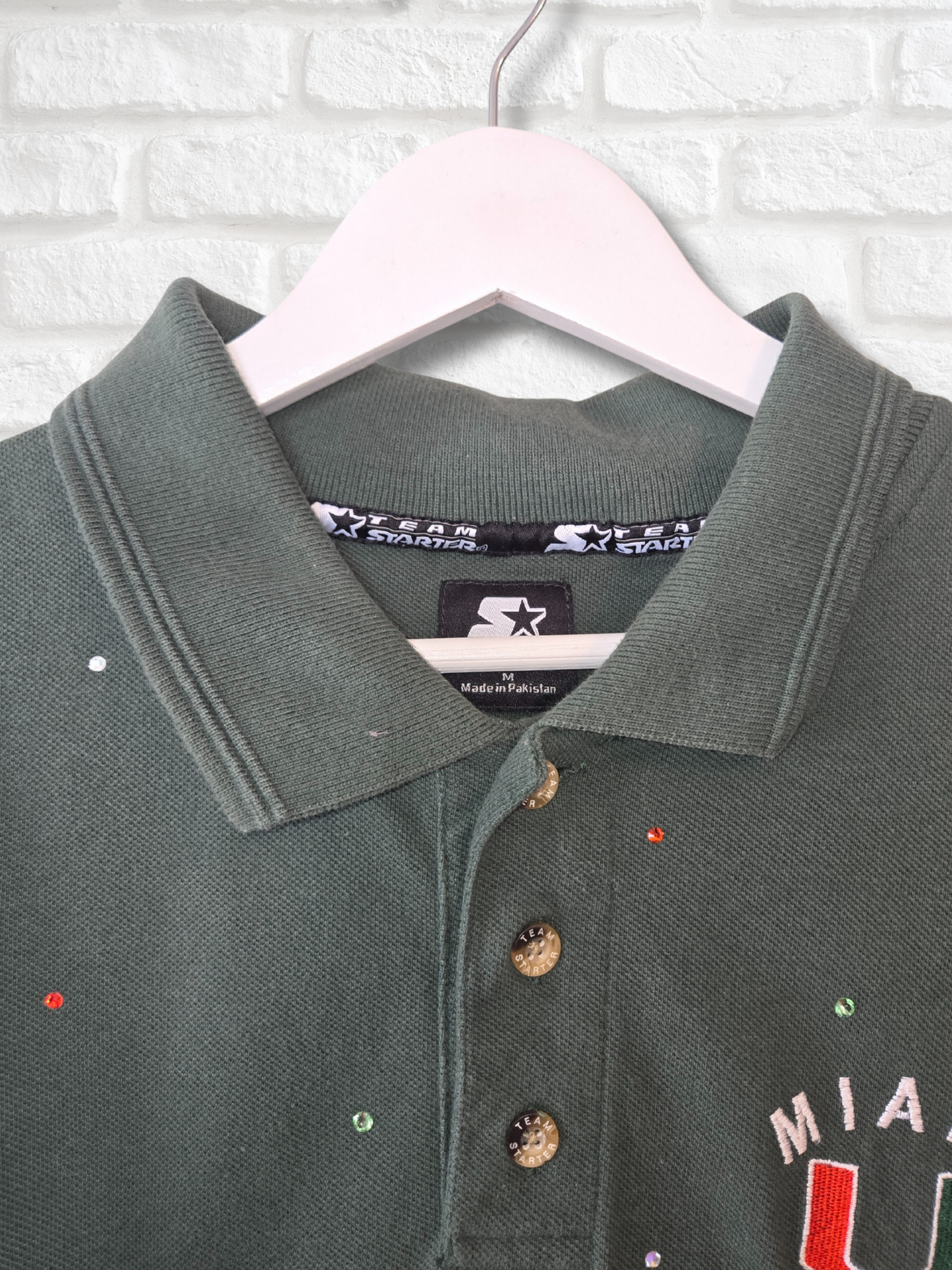 Miami Hurricanes Crop Polo