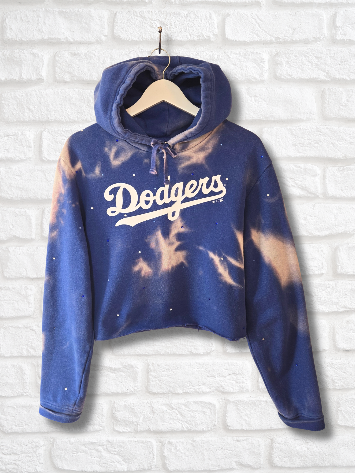 Los Angeles Dodgers Crop Hoodie
