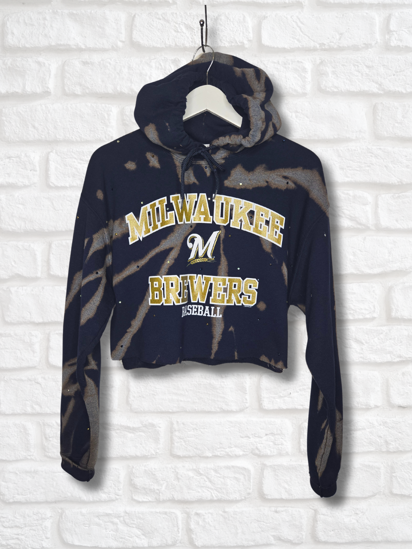 Milwaukee Brewers Crop Hoodie