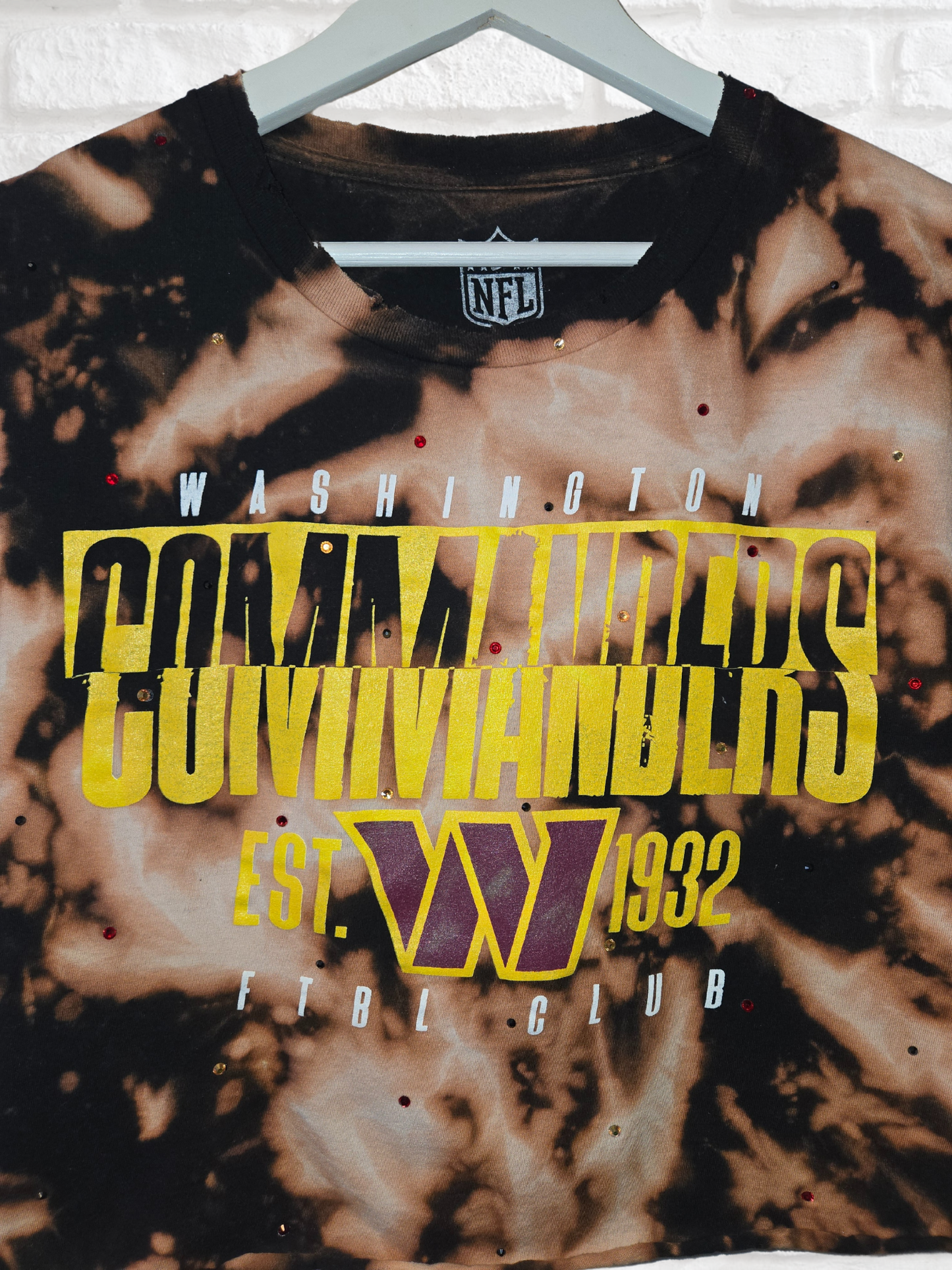 Washington Commanders Crop Tee