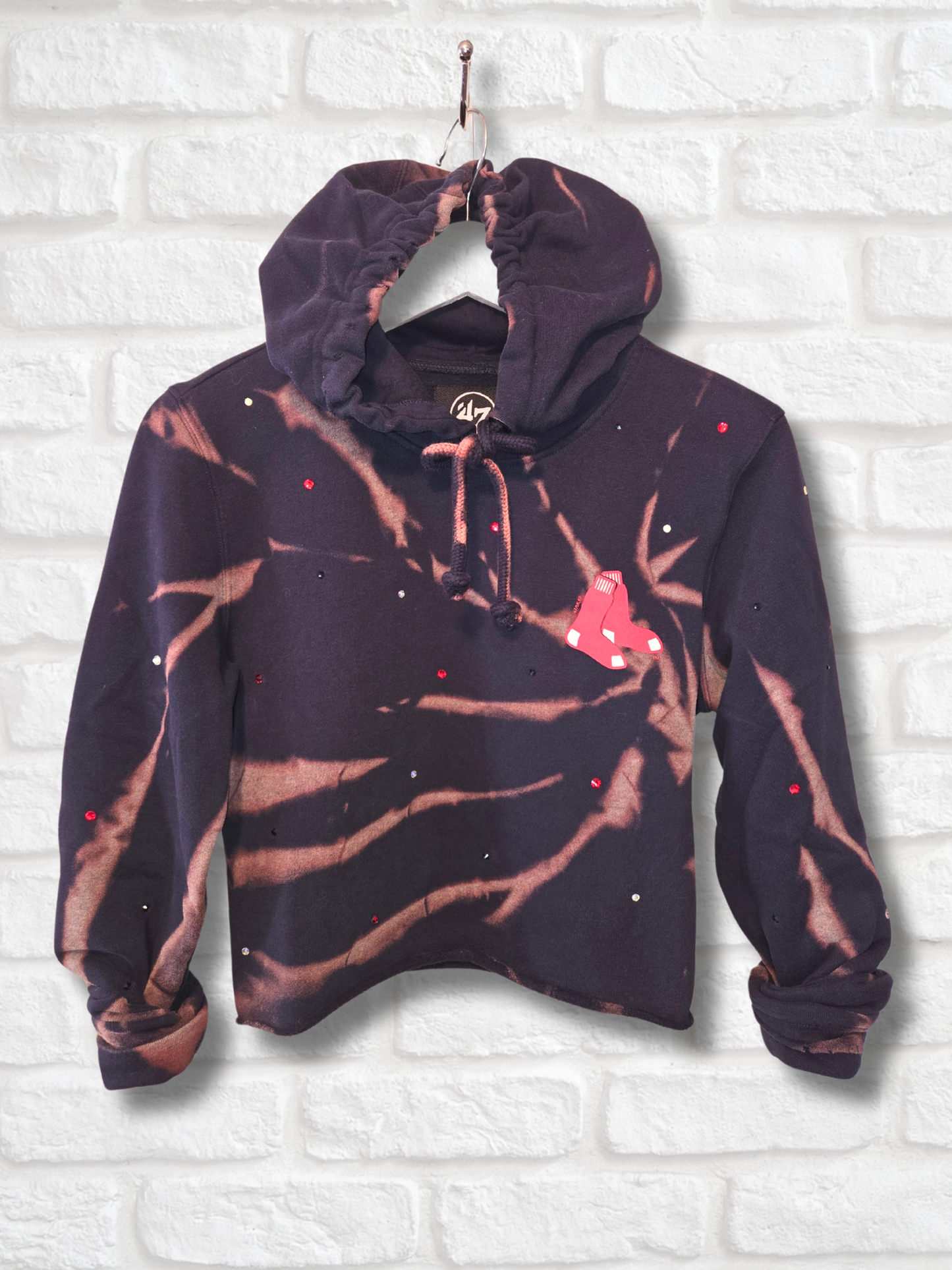 Boston Red Sox Crop Hoodie