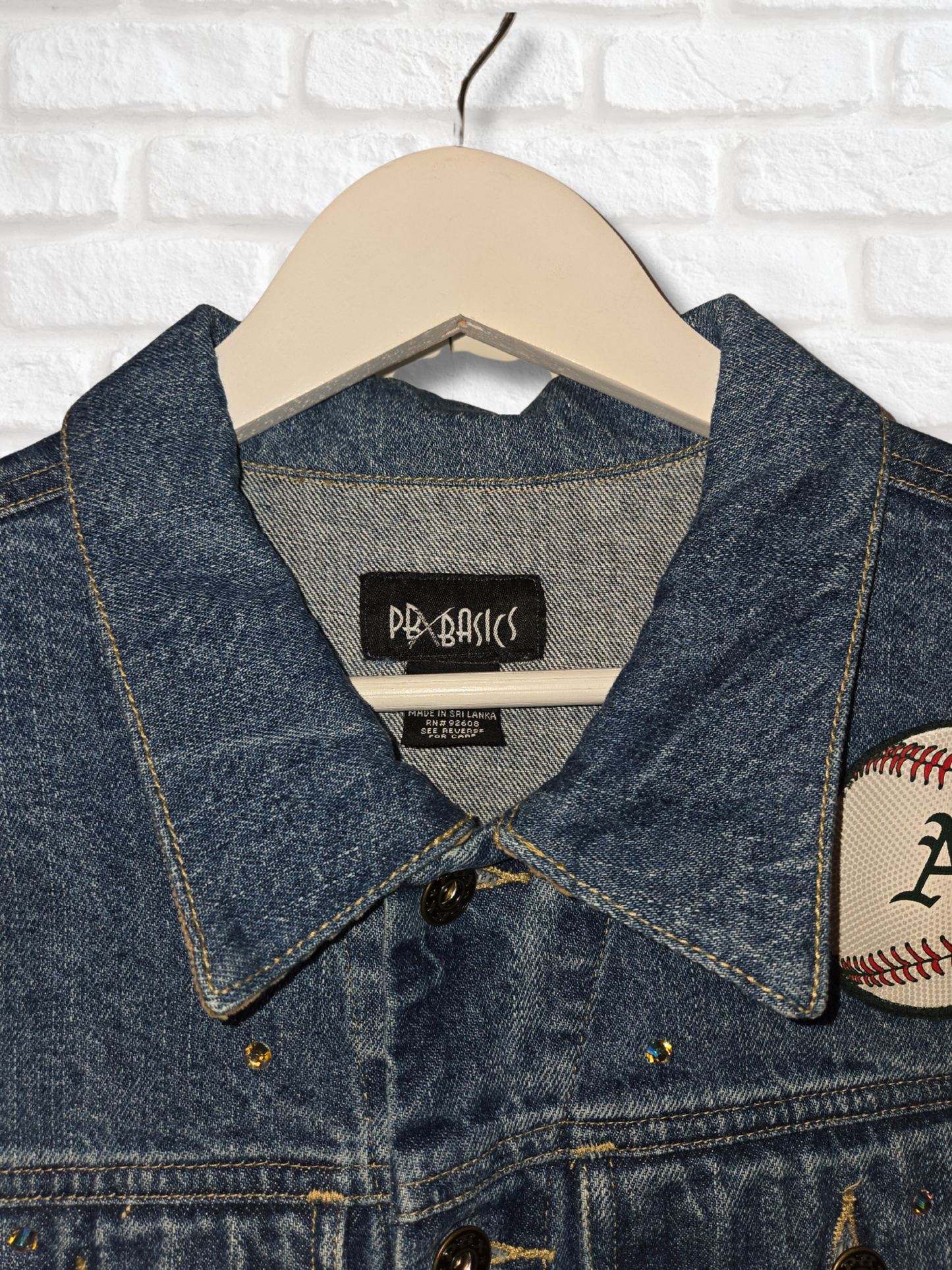 Athletics Crop Denim Jacket